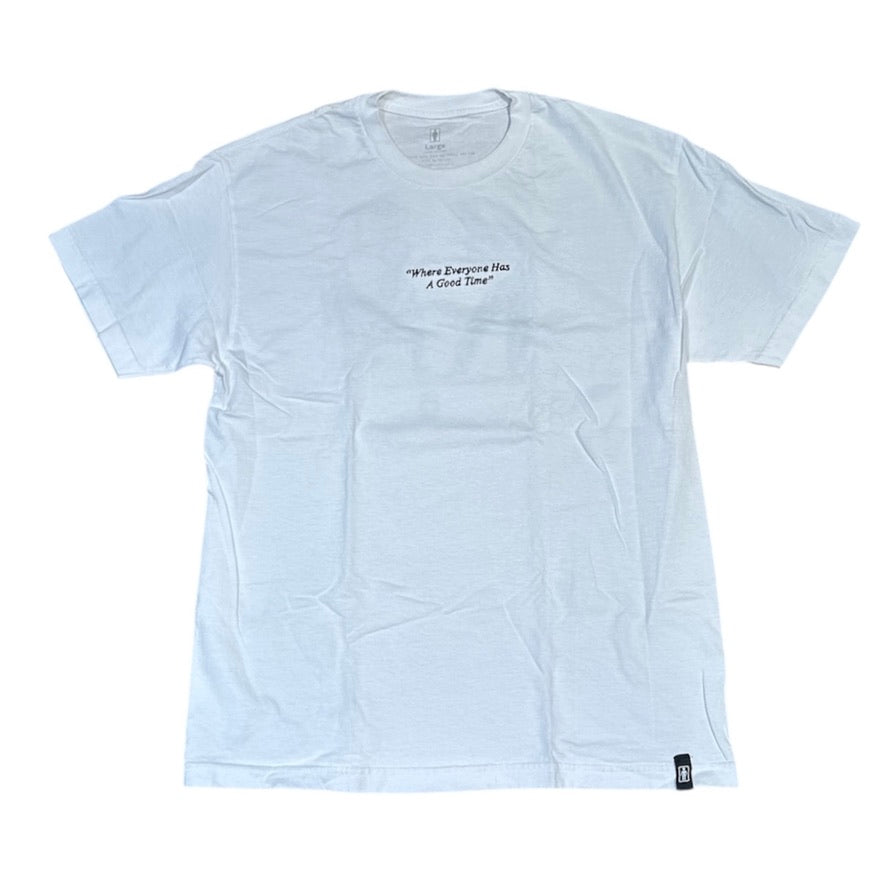 Girl Skateboards "Where Everyone Has A Good Time" White Tshirt