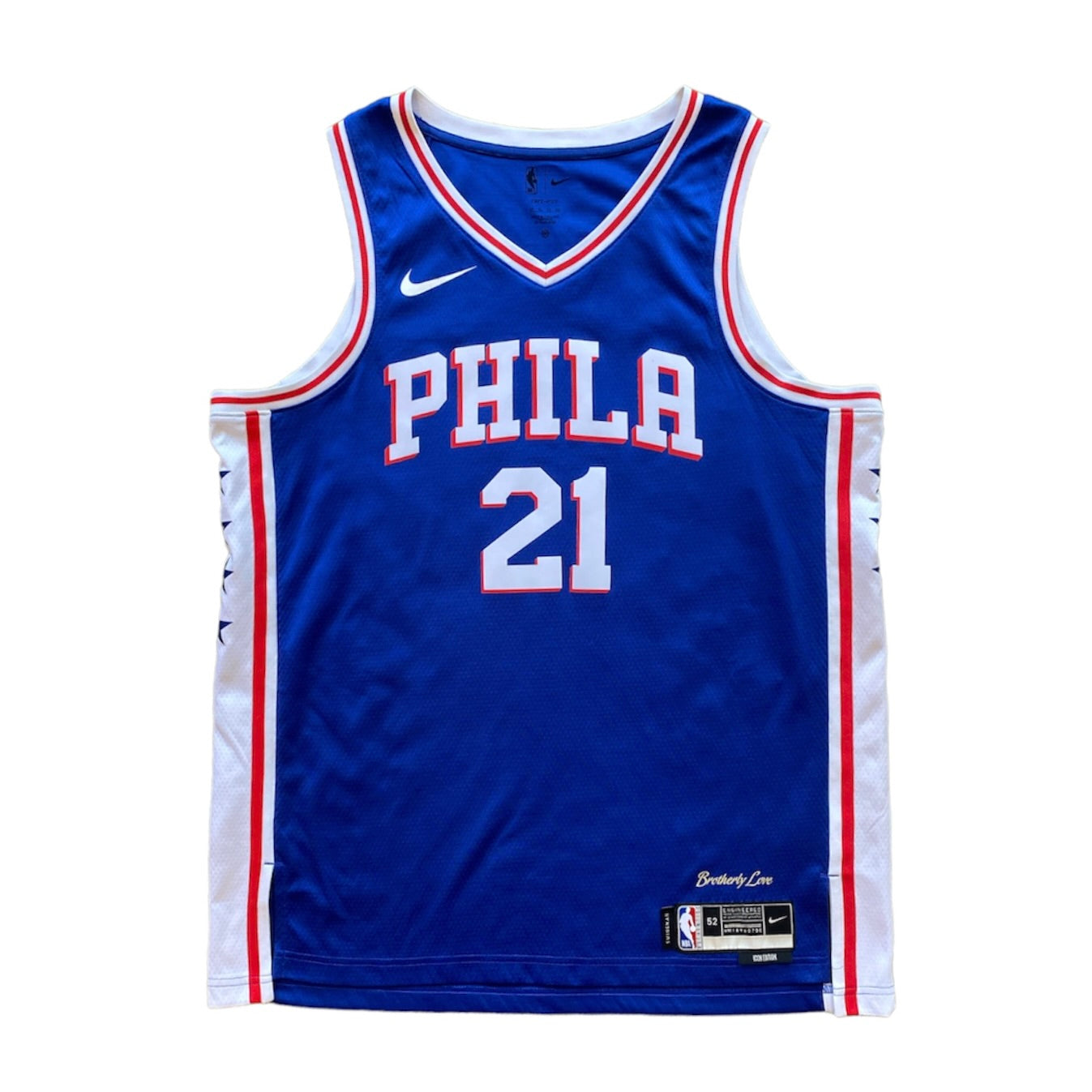 Nike Philadelphia 76ers Joel Embiid Basketball Jersey Shorts Set