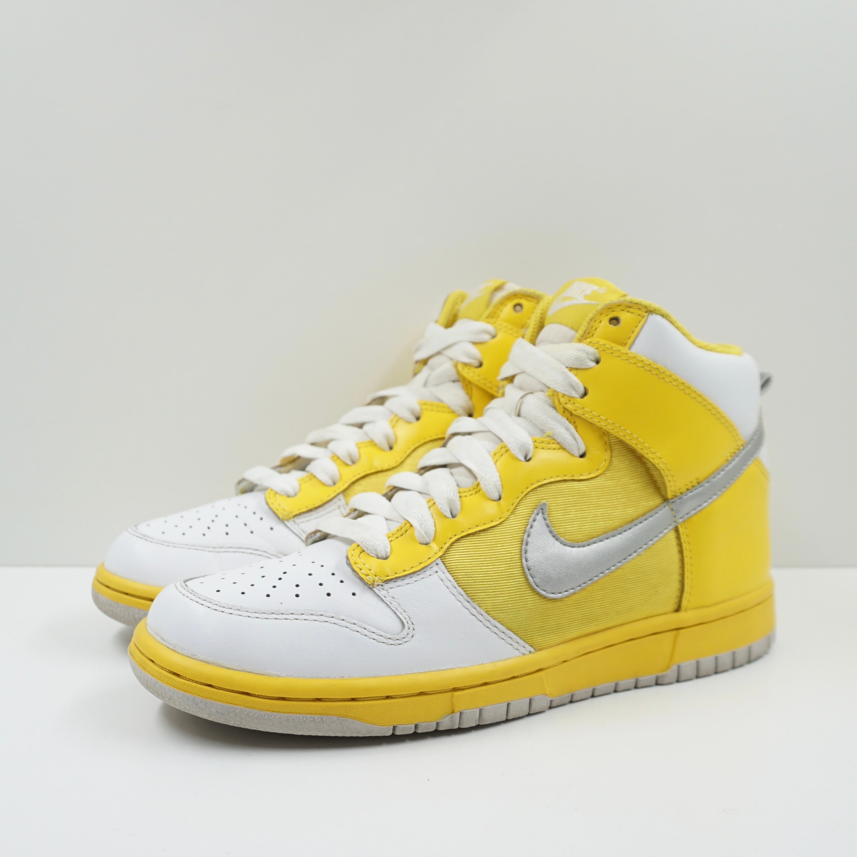 Nike Dunk High Tour Yellow Metallic Silver (W)