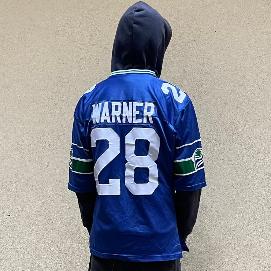 Ravens Seattle Seahawks Warner #28 NFL Jersey