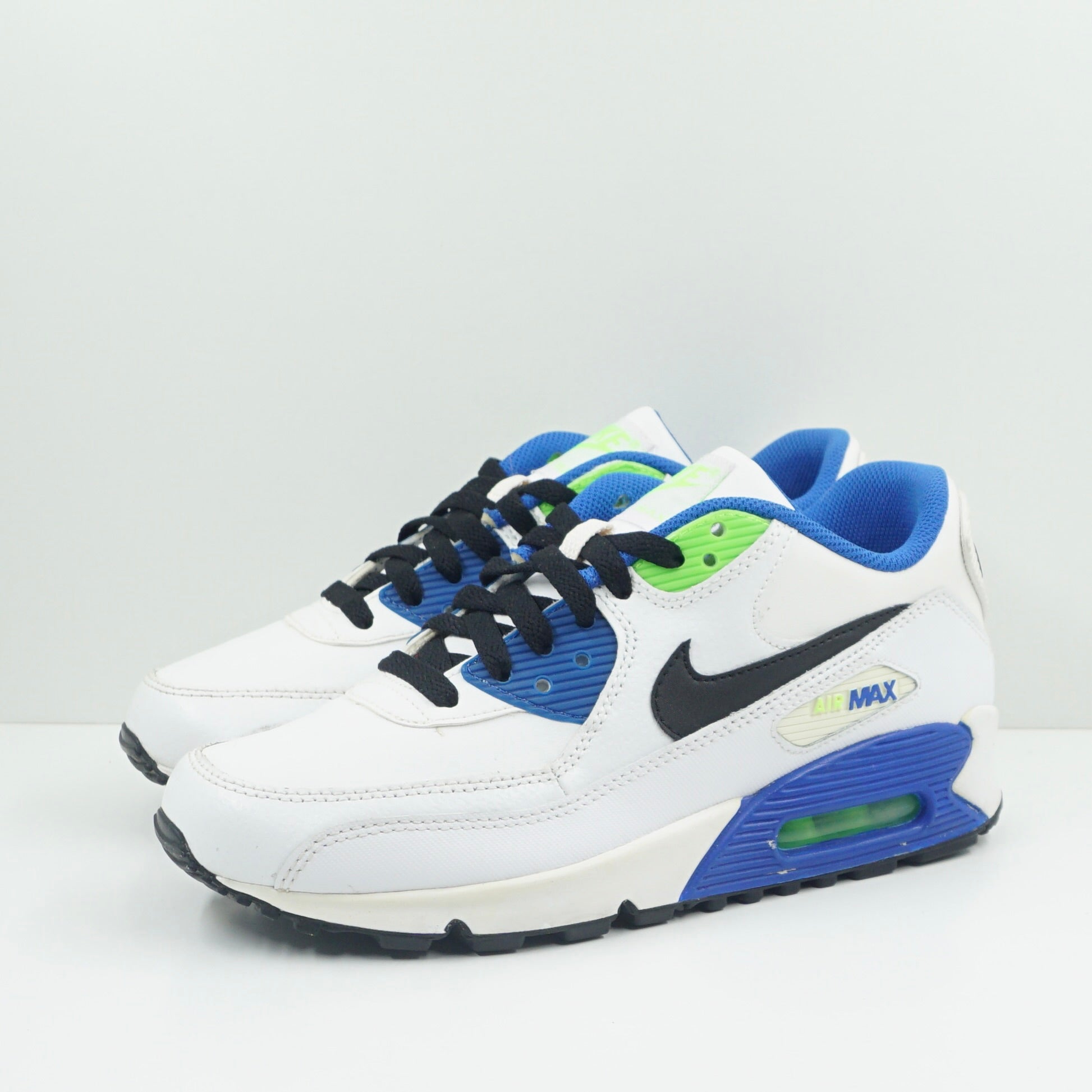 Nike Air Max 90 White Blue Green (GS)
