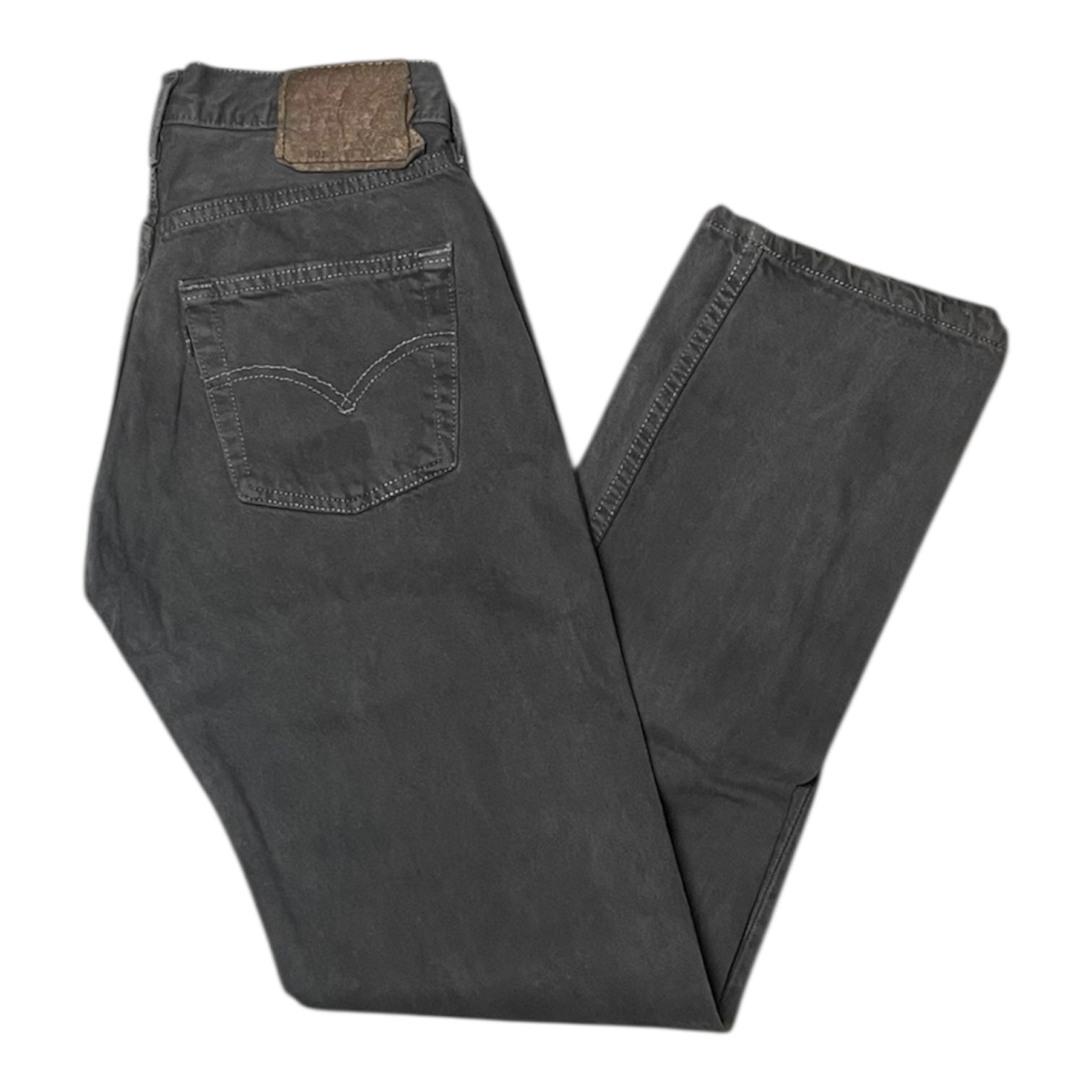 Vintage Levis Dark Grey 501 Jeans