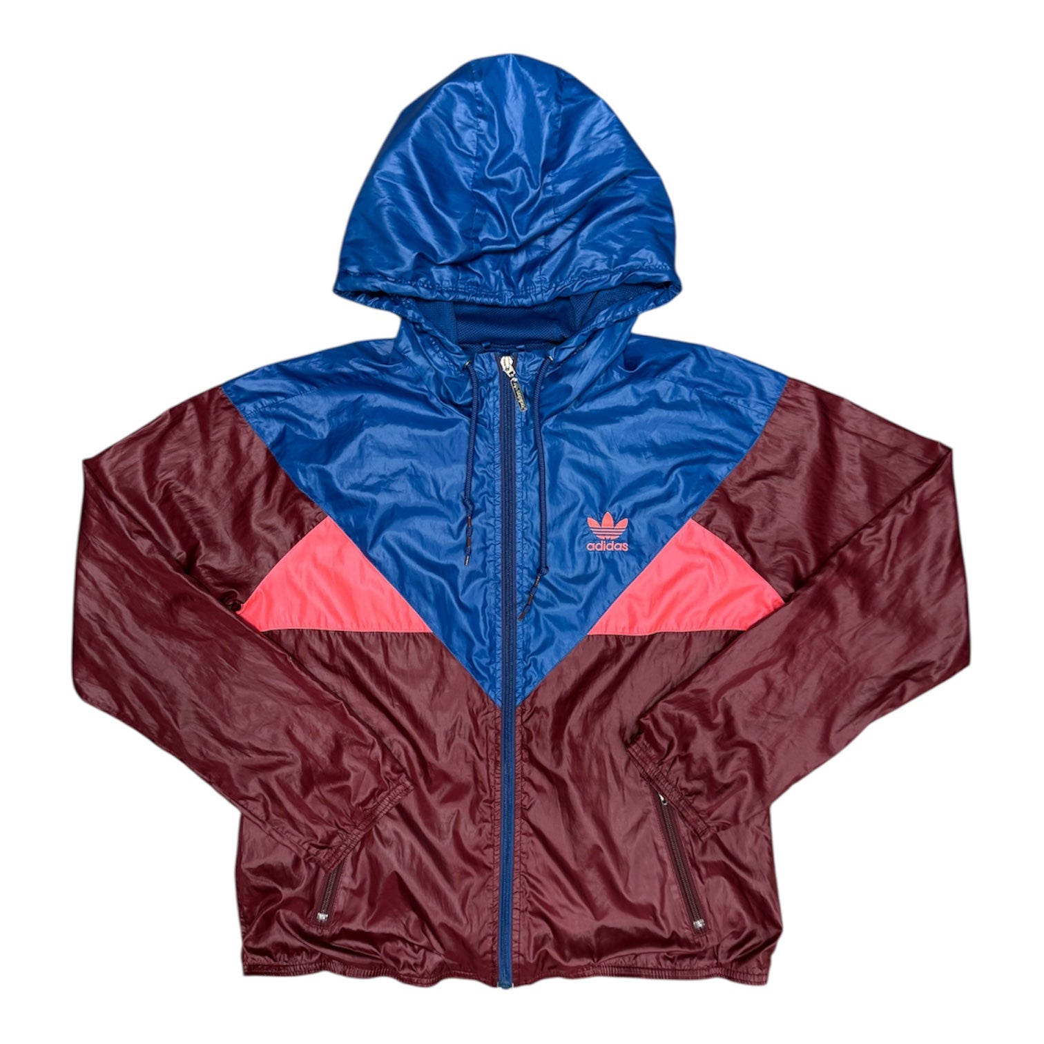 Adidas Red Pink Blue Windbreaker Jacket (W)