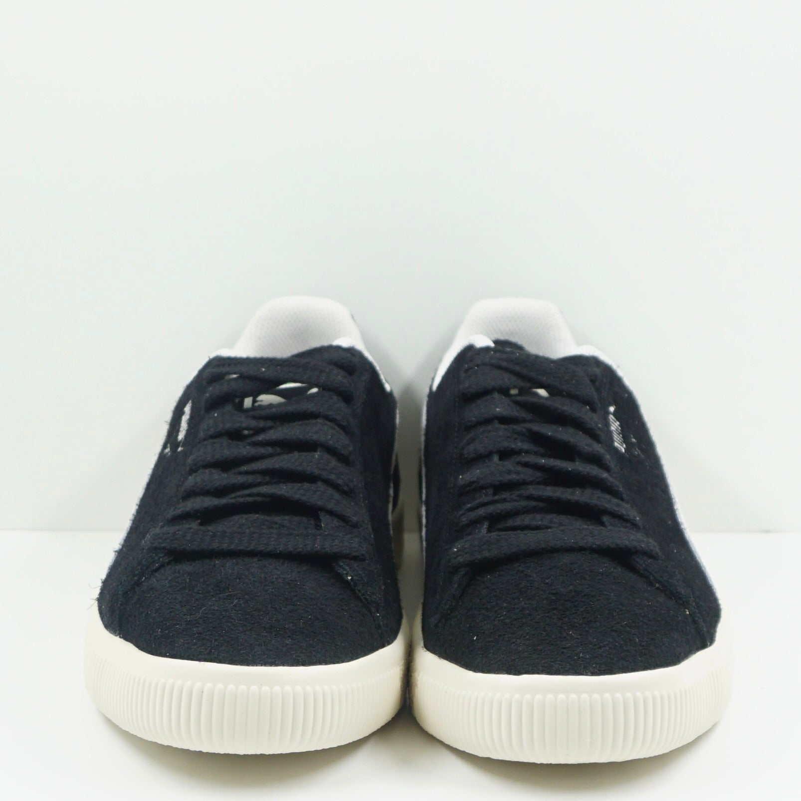 Puma Clyde Hairy Suede Puma Black Frosted Ivory