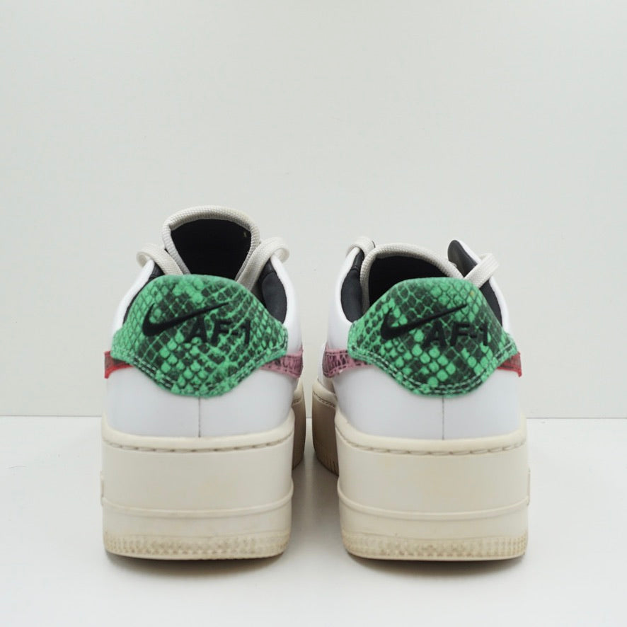 Nike Air Force 1 Sage Low Premium Snake White (W)