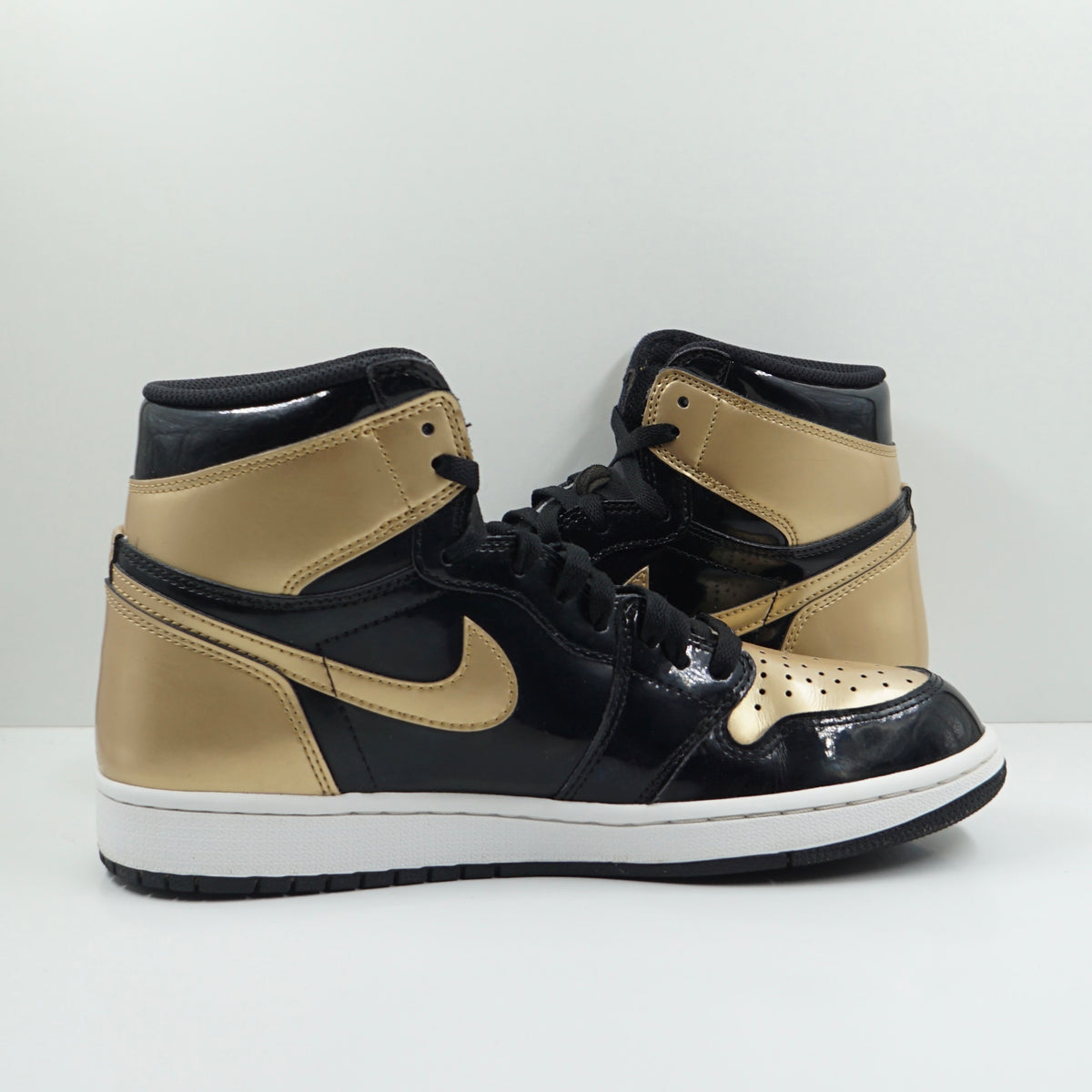 Jordan 1 Retro High NRG Patent Gold Toe