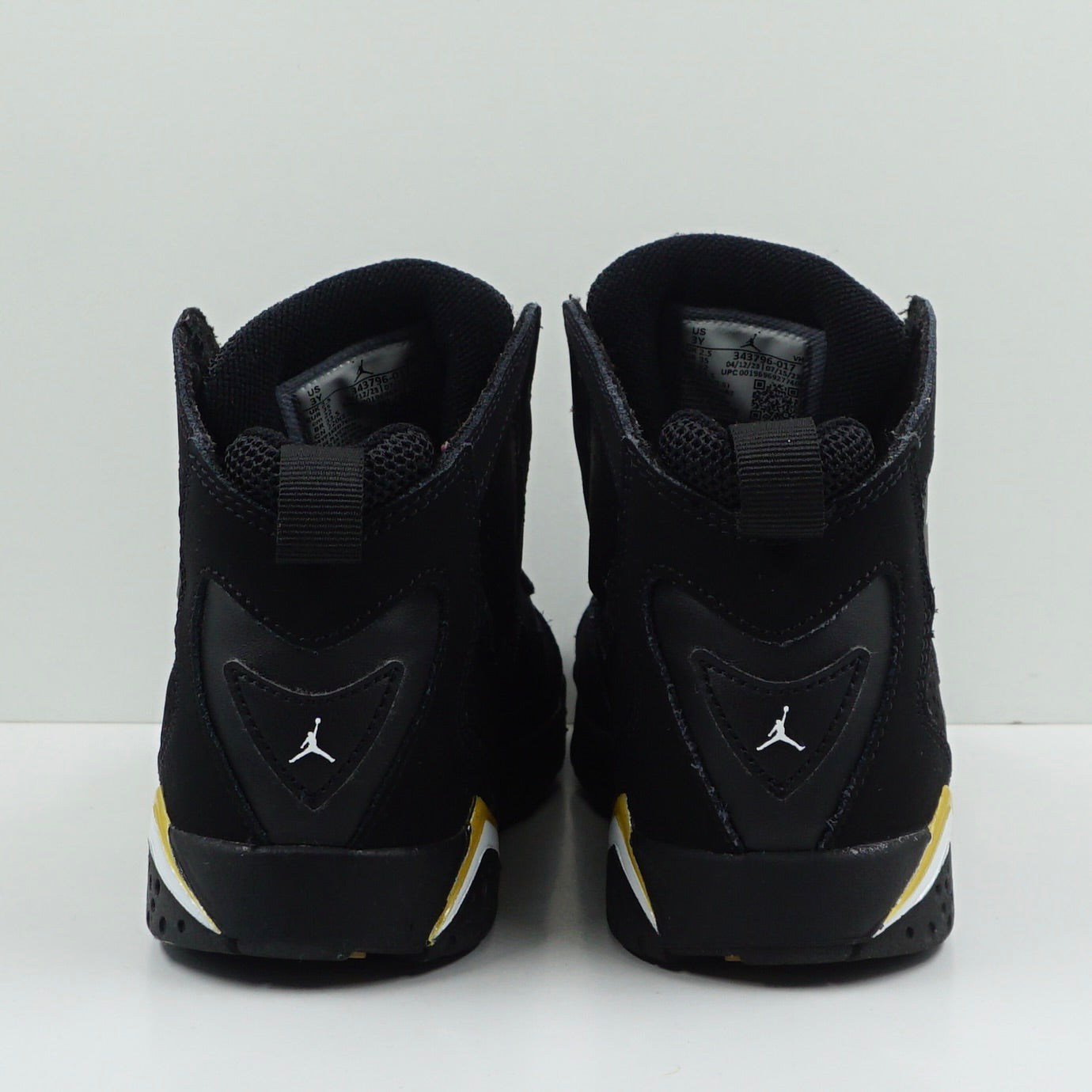 Jordan True Flight Black Metallic Gold White (PS)