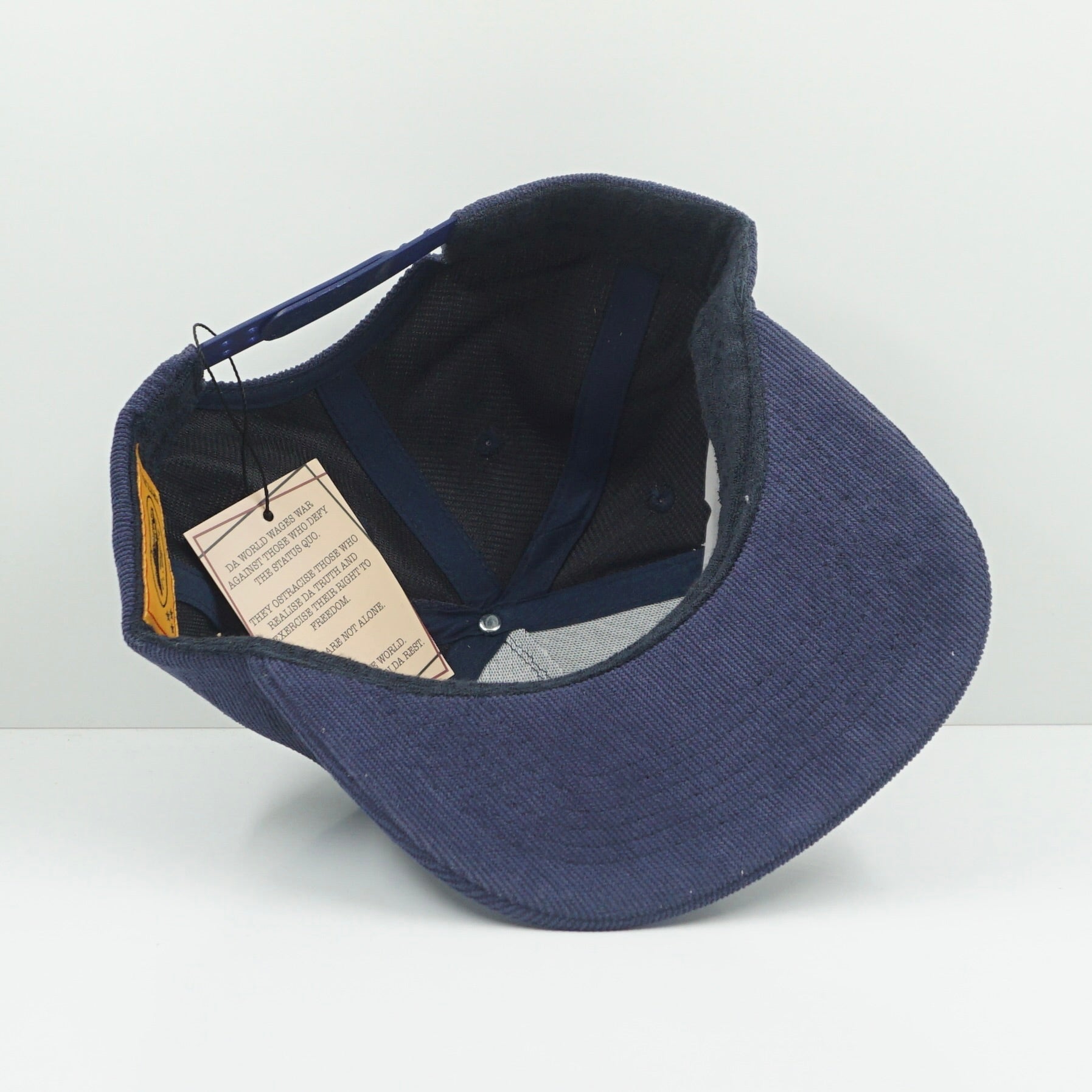 Corteiz C-Star Corduroy Navy Trucker Cap