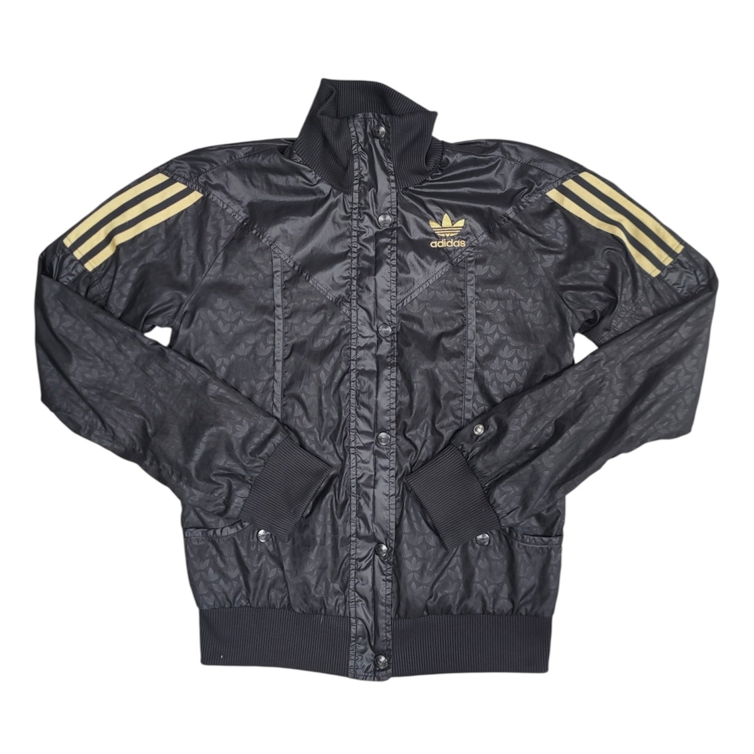 Adidas Black Gold Full Zip Wind Jacket (W)