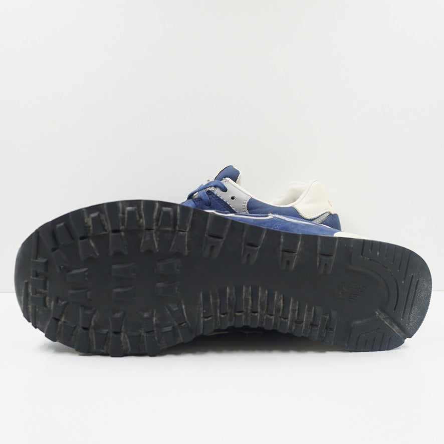 New Balance 574 Leather Nylon Blue