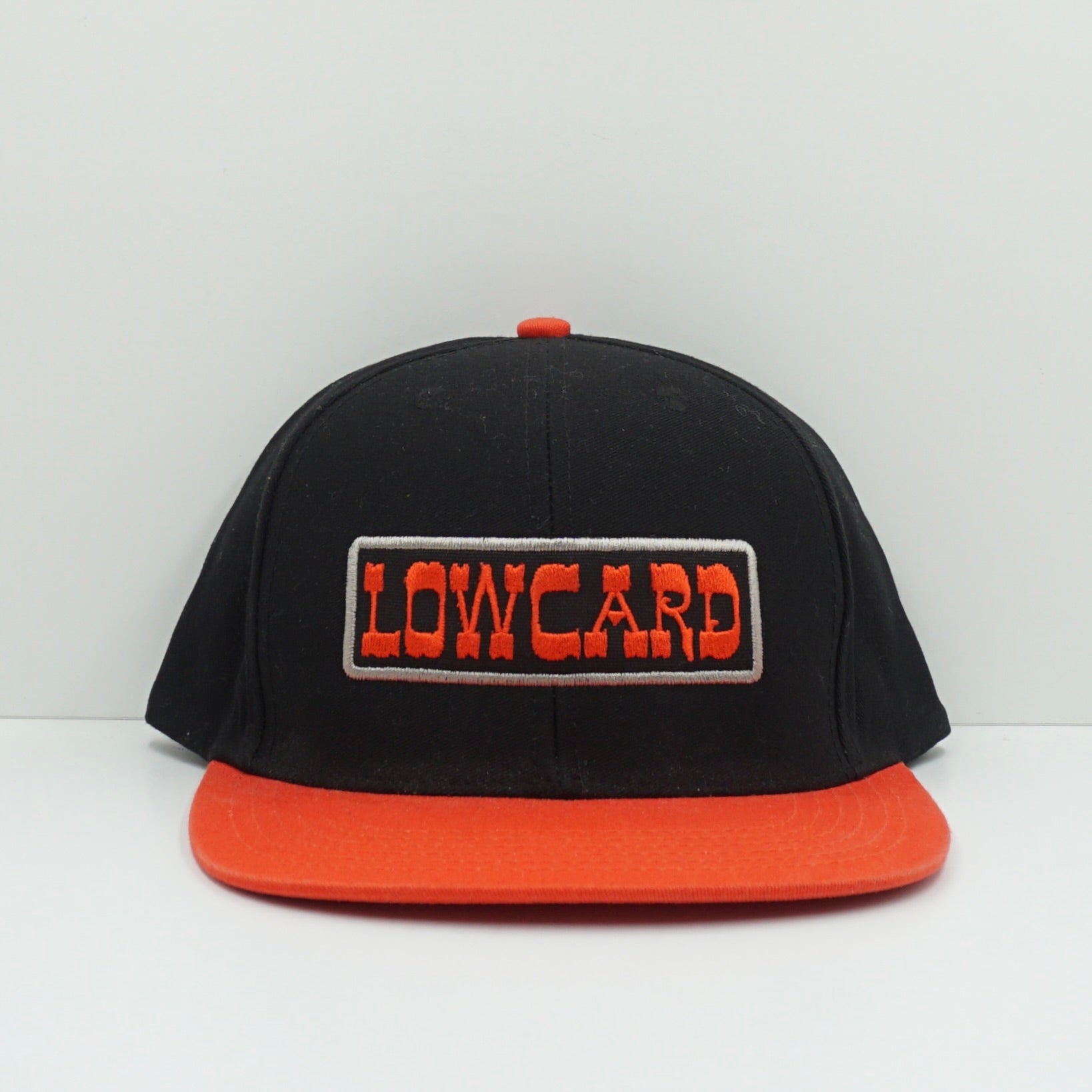 Low Card Black Orange Cap