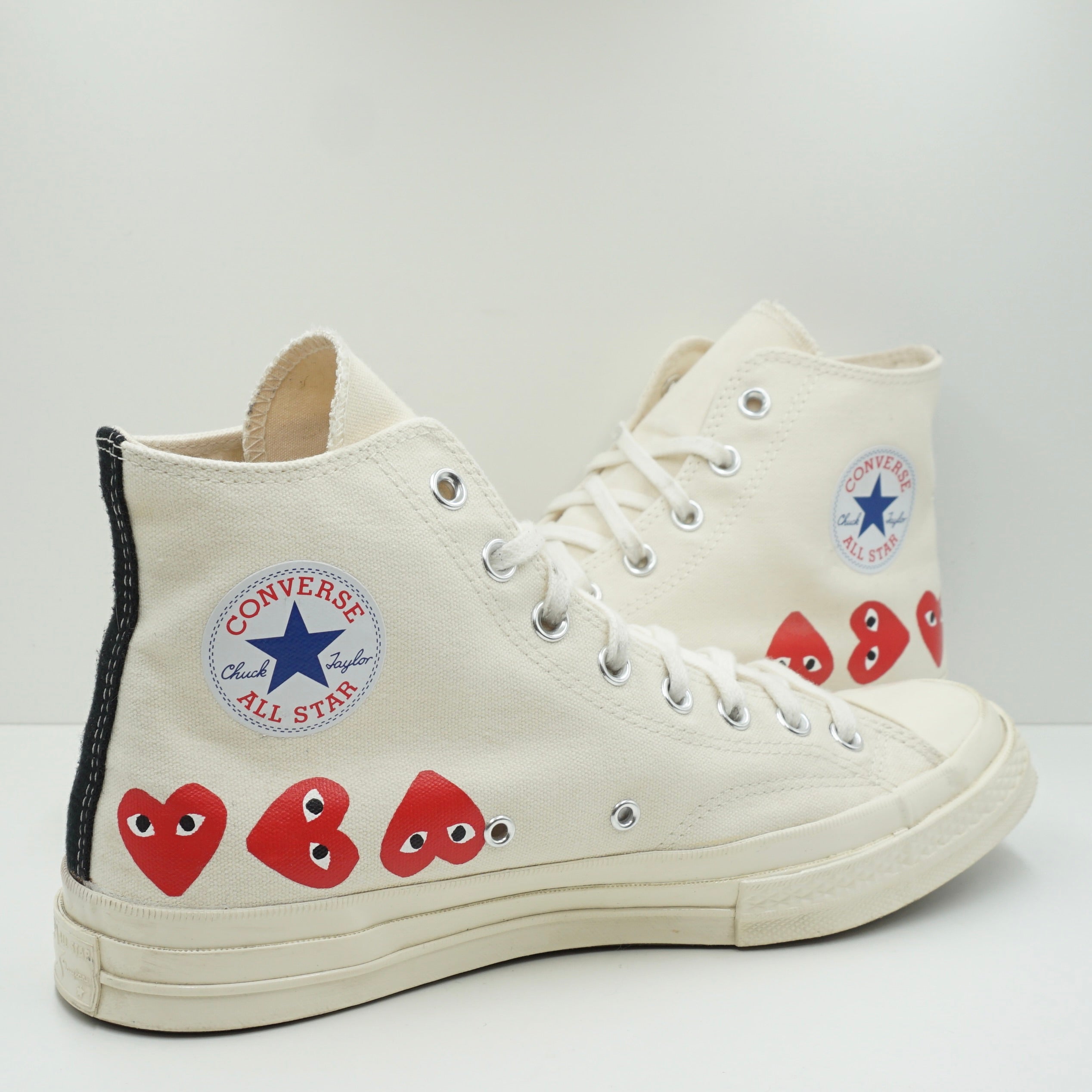 Comme Des Garçons Play Converse Chuck Taylor 70 High Beige