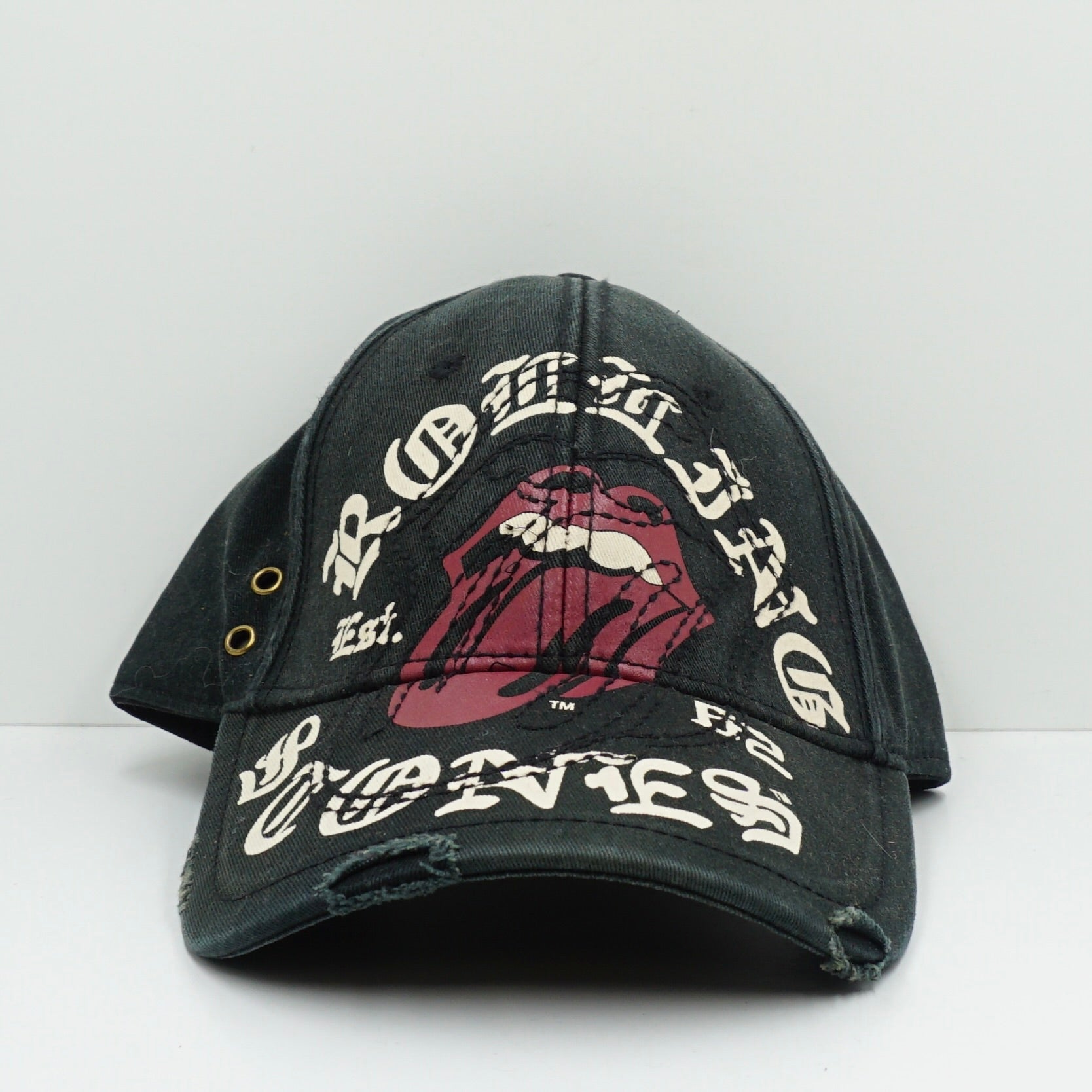 Rolling Stones Destressed Snapback Cap