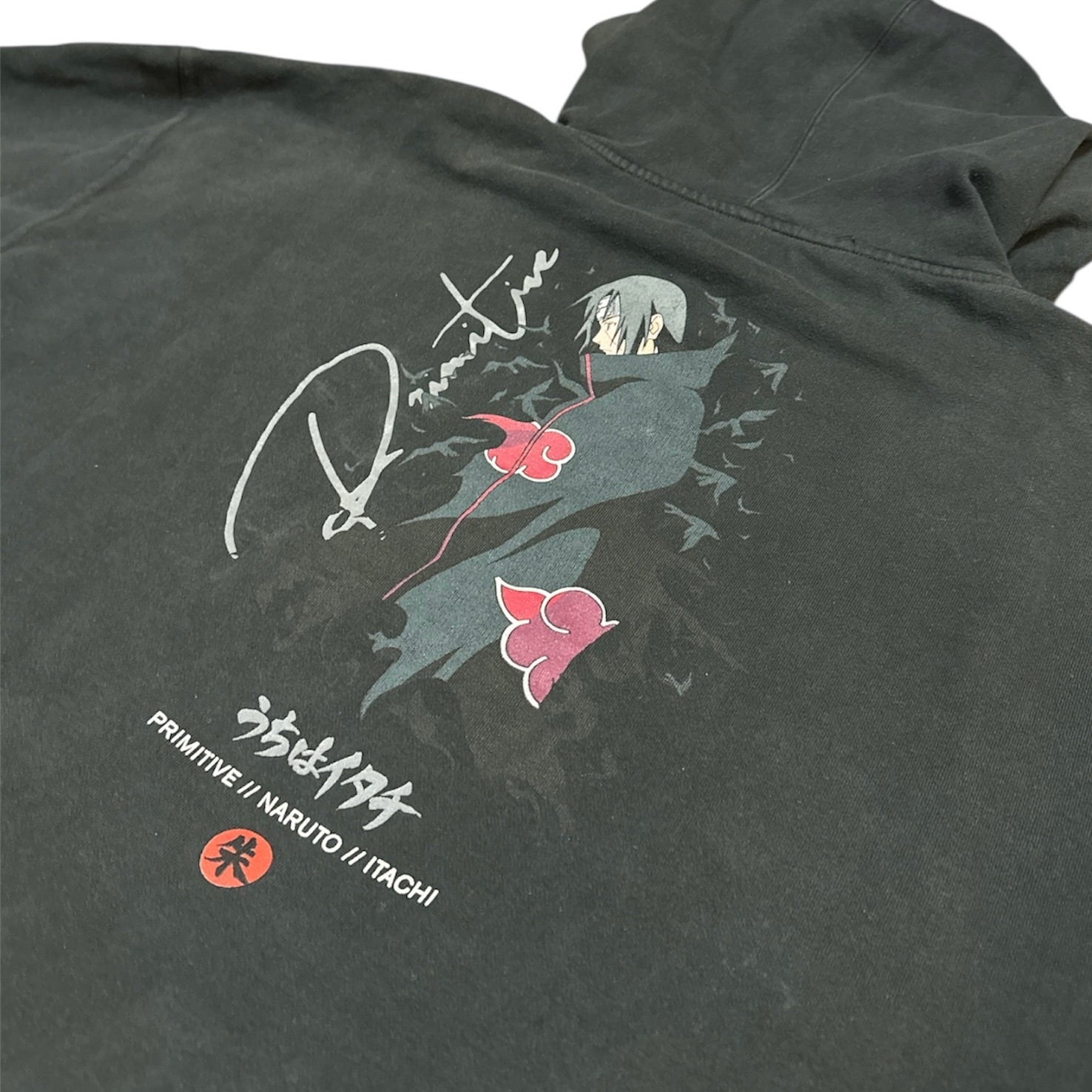 Primitive x Naruto Itachi Warning Black Hoodie