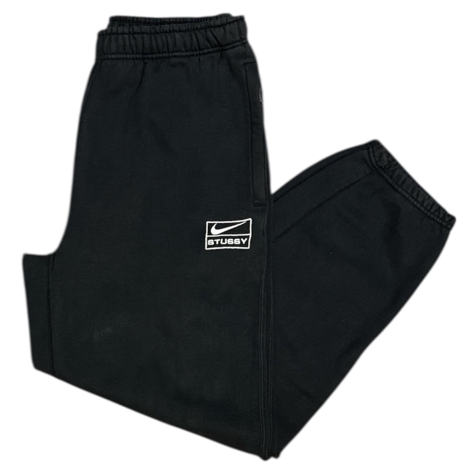 Nike x Stussy Washed Black Sweatpants