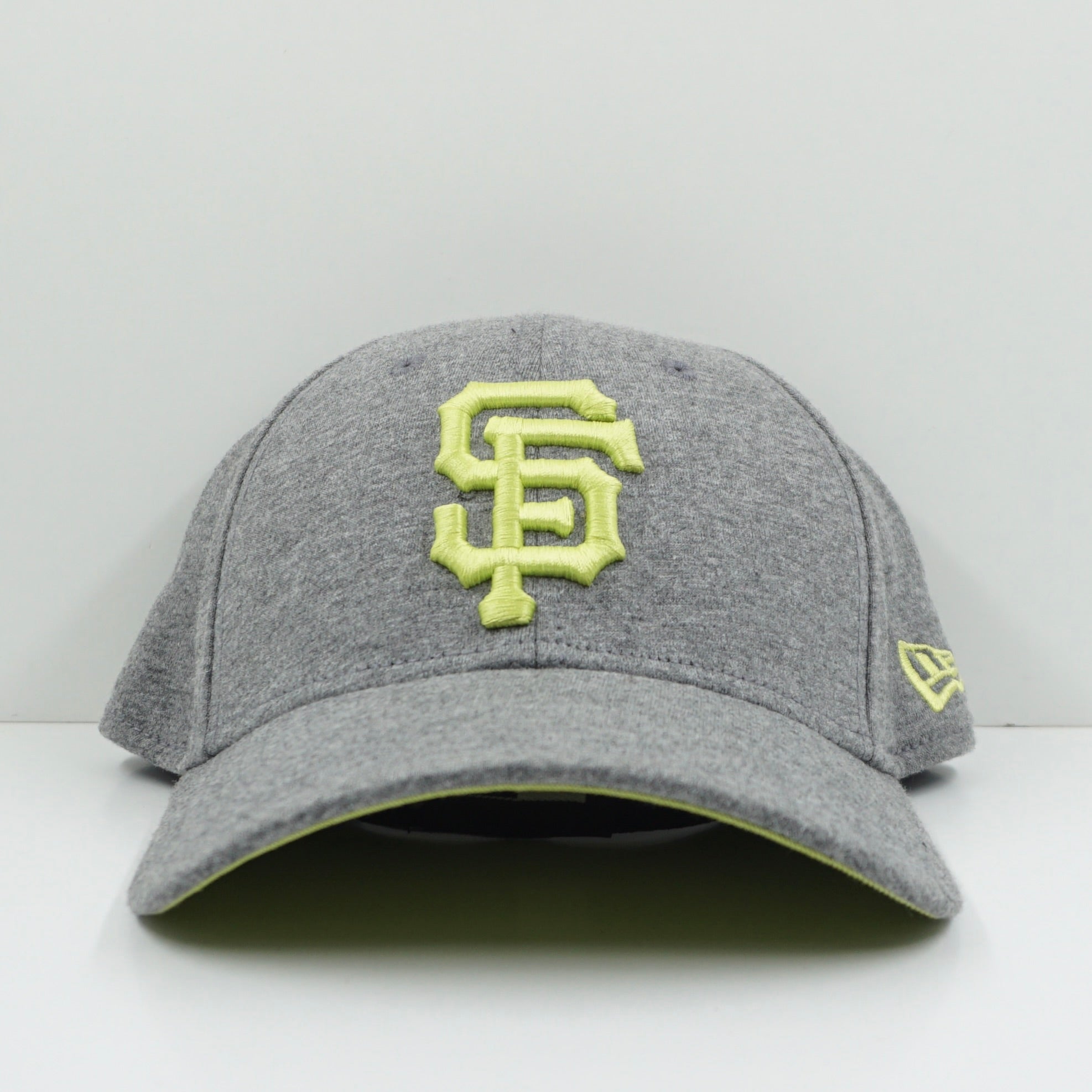 New Era San 39Thirty San Francisco Giants Grey Neon Stretch Fitted Cap