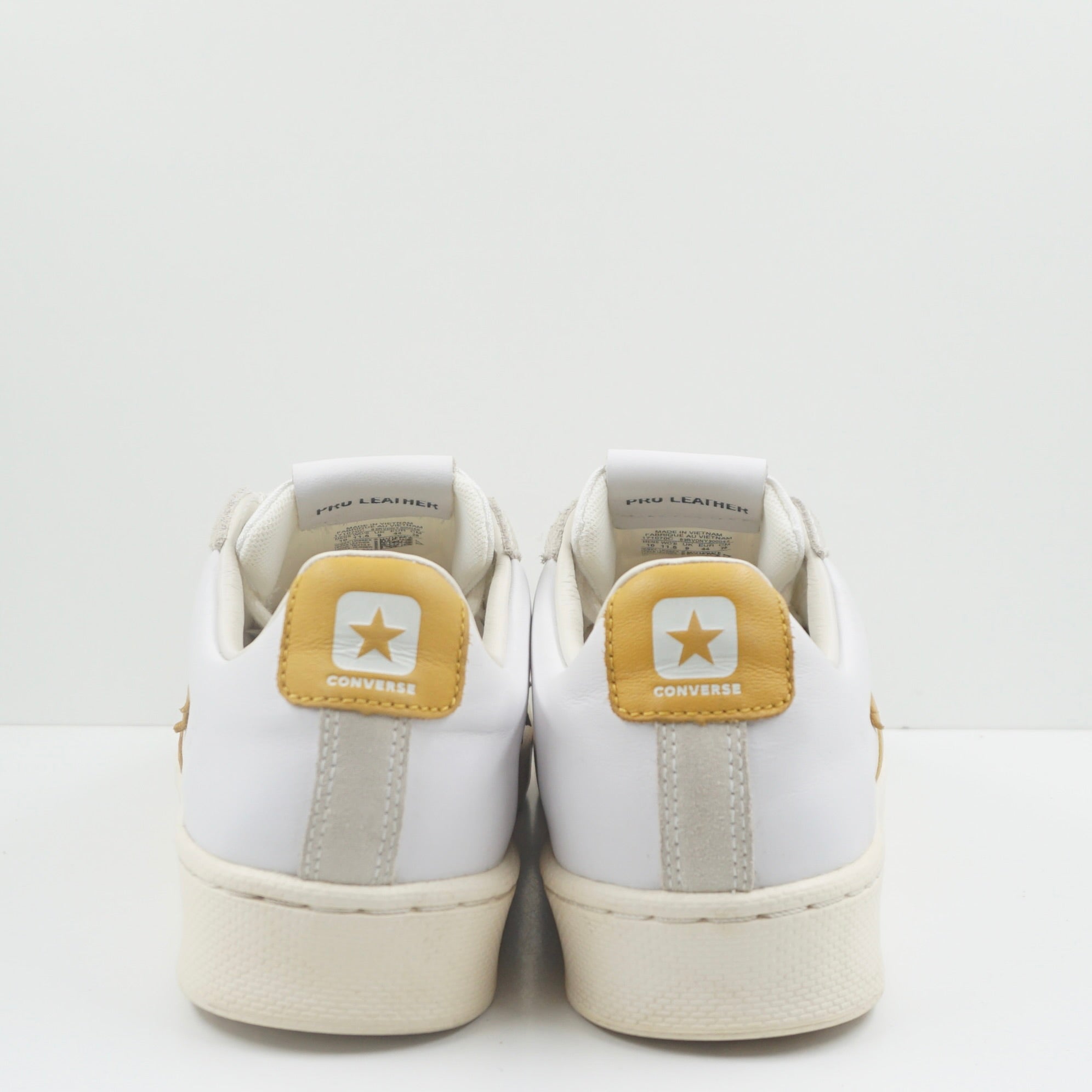 Converse Pro Leather Low White Yellow