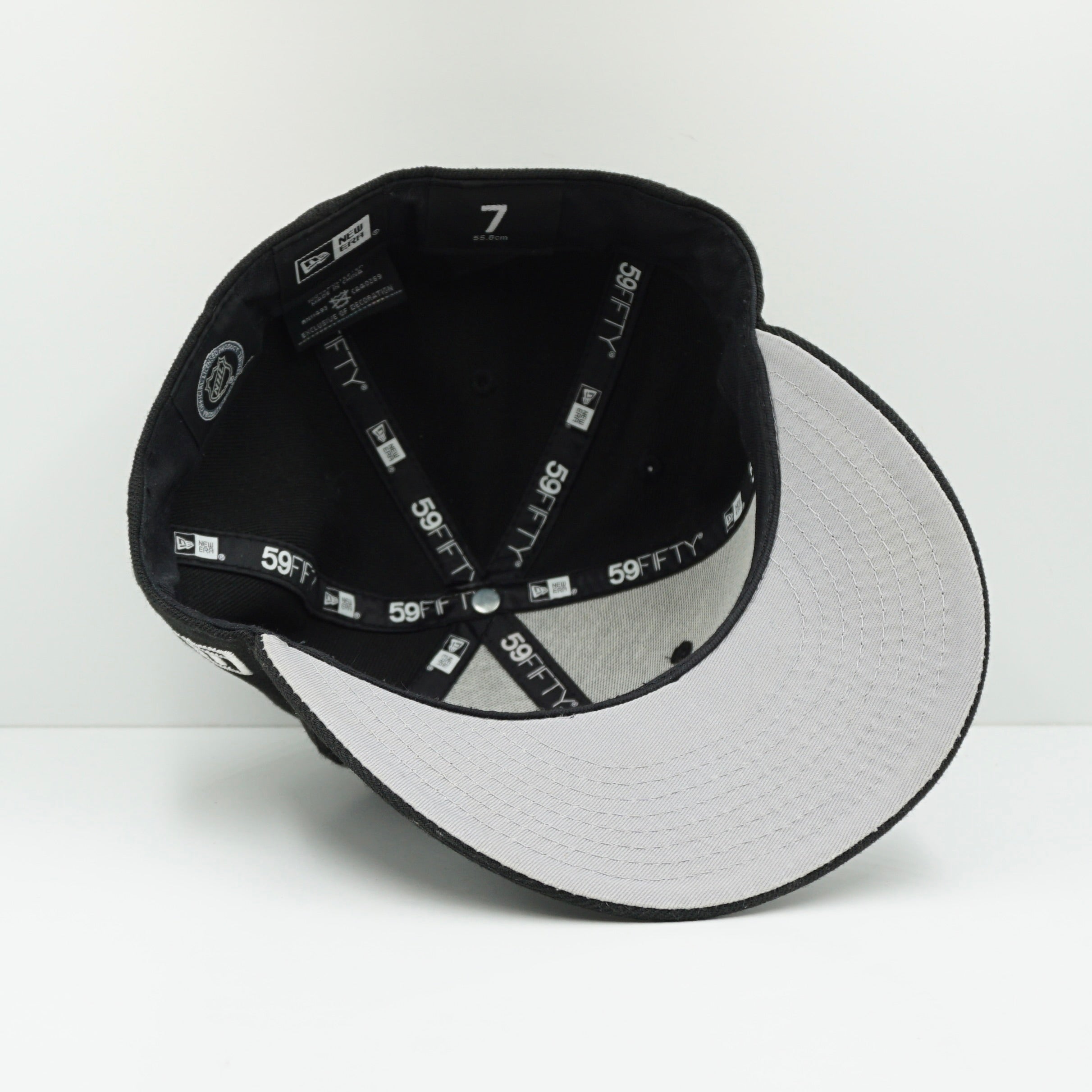 New Era Anaheim Ducks Black Orange NHL Fitted Cap