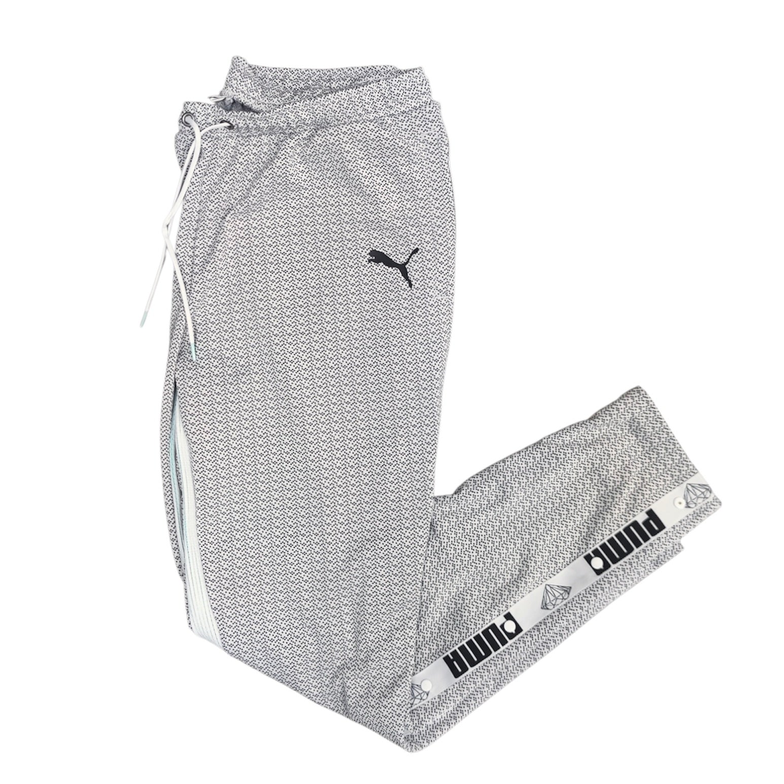 Puma X Diamond Supply White Black Snap Track Pants