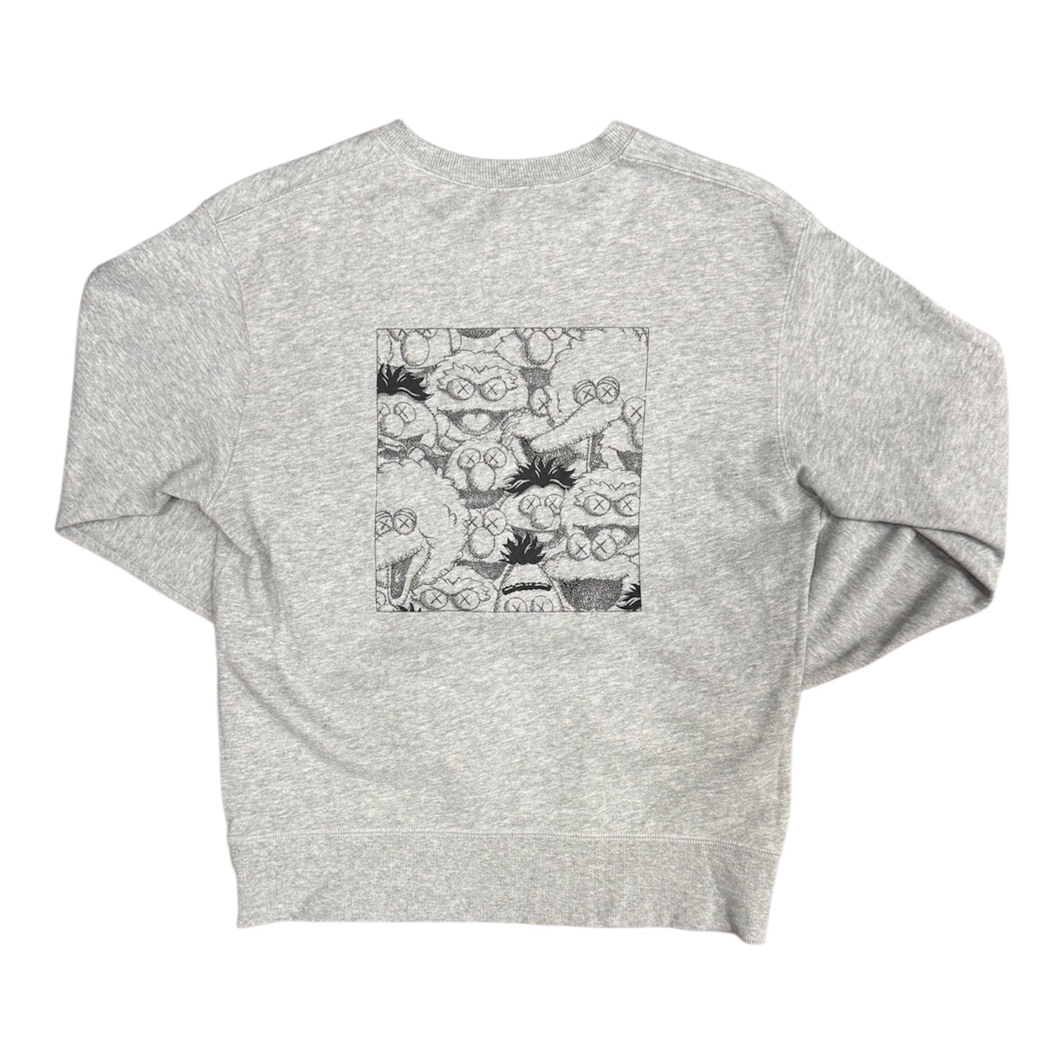 Uniqlo x Kaws x Sesame Street Grey Sweatshirt
