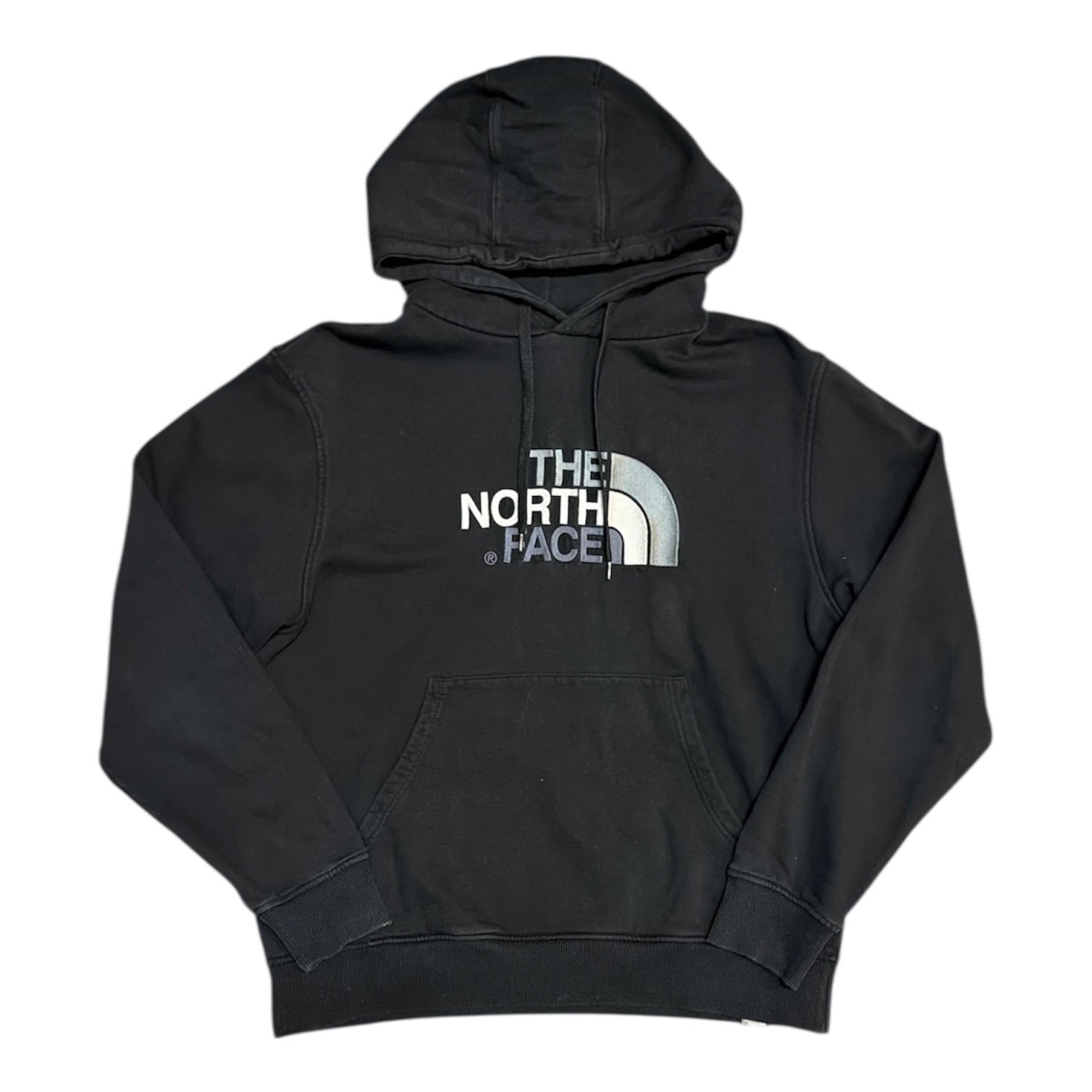 The North Face Black Drew Peak Embroidered Logo Black Hoodie