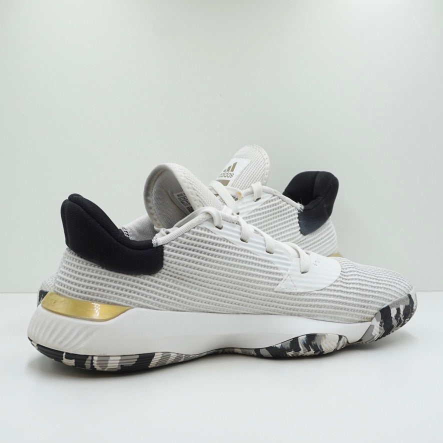Adidas Pro Bounce 2019 Low White Black Gold