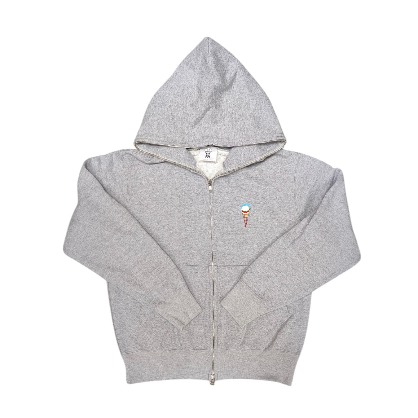 ICE Cream Rokin Jelly Bean Grey Full Zip Hoodie (Made in Japan)