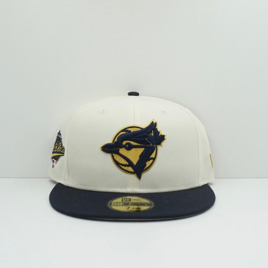 New Era Toronto Blue Jays Beige Navy Fitted Cap