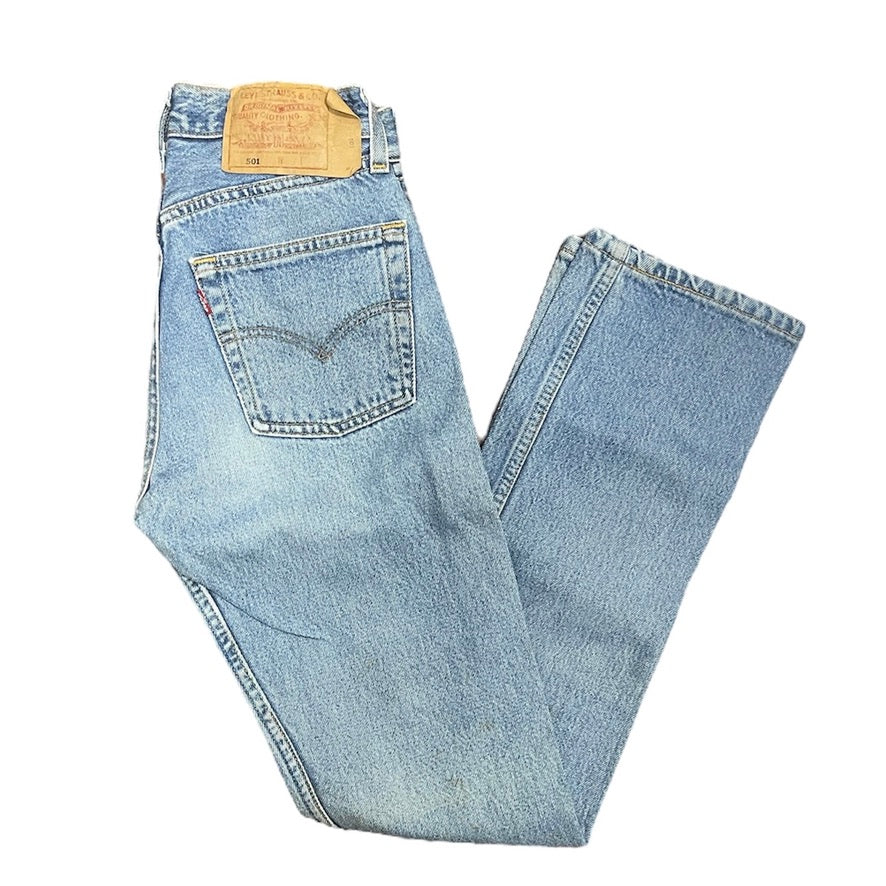 Vintage Levis 501 Light Blue Jeans (W26/L32) (W)