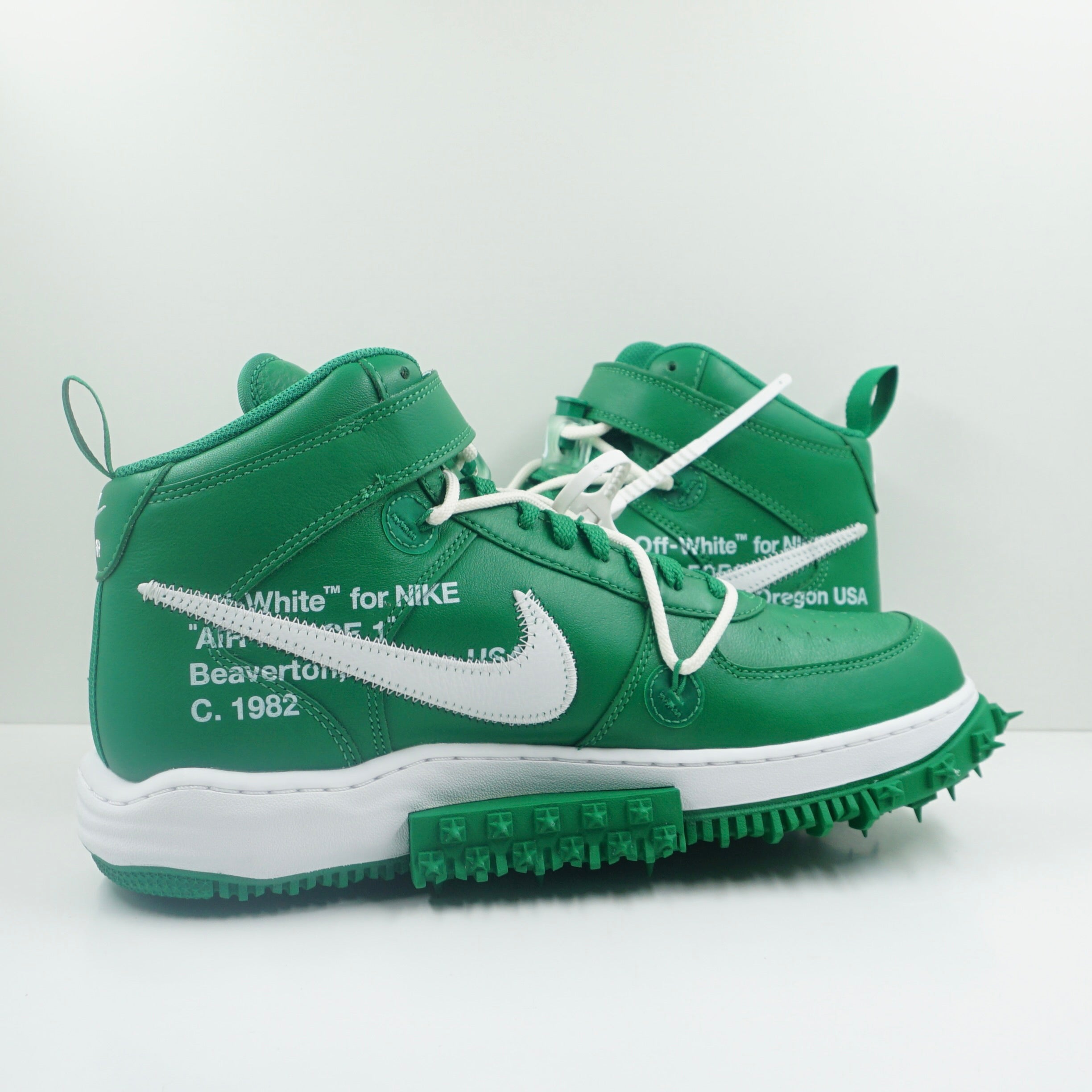 Nike Air Force 1 Mid Off-White Pine Green