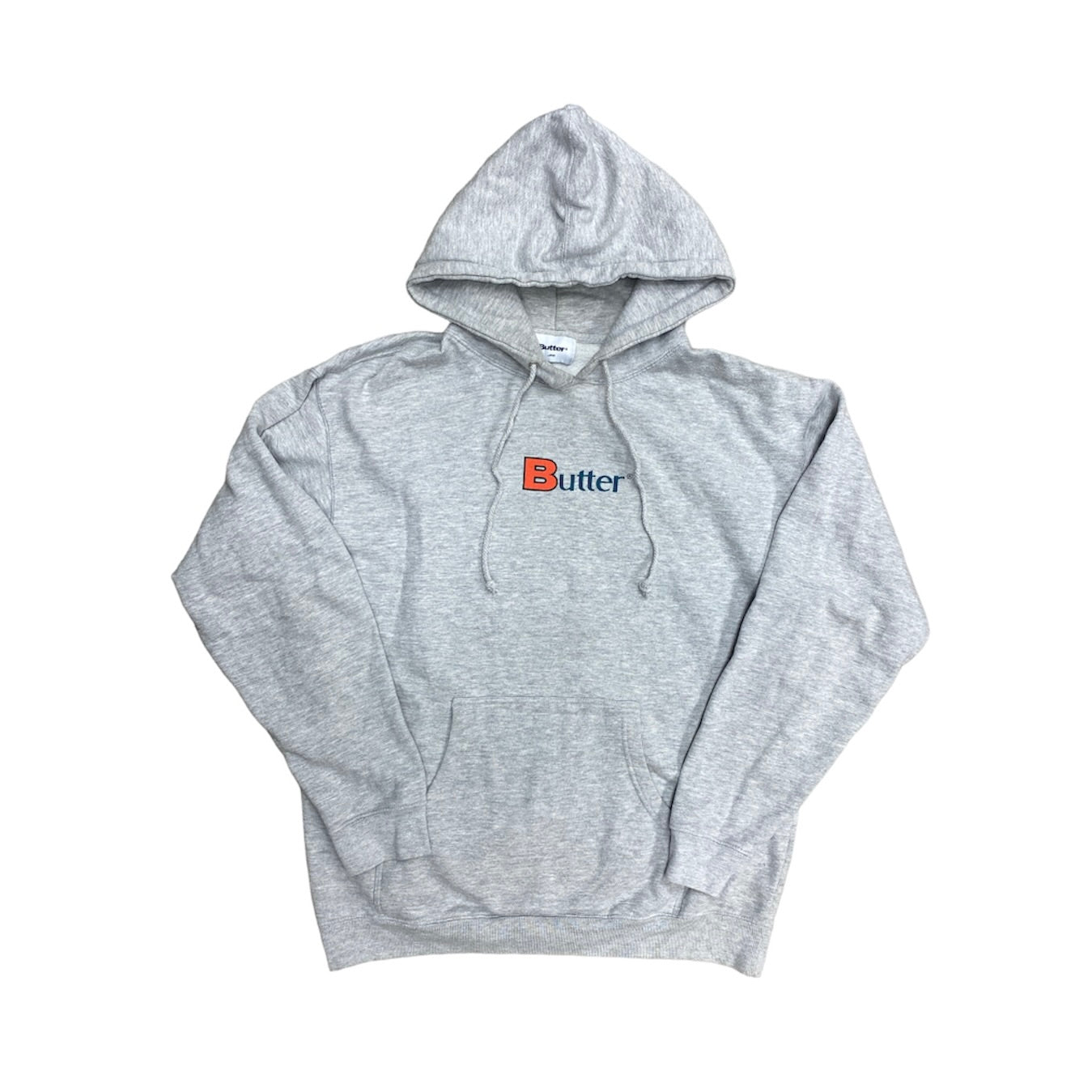Butter Bold Classic Logo Grey Hoodie