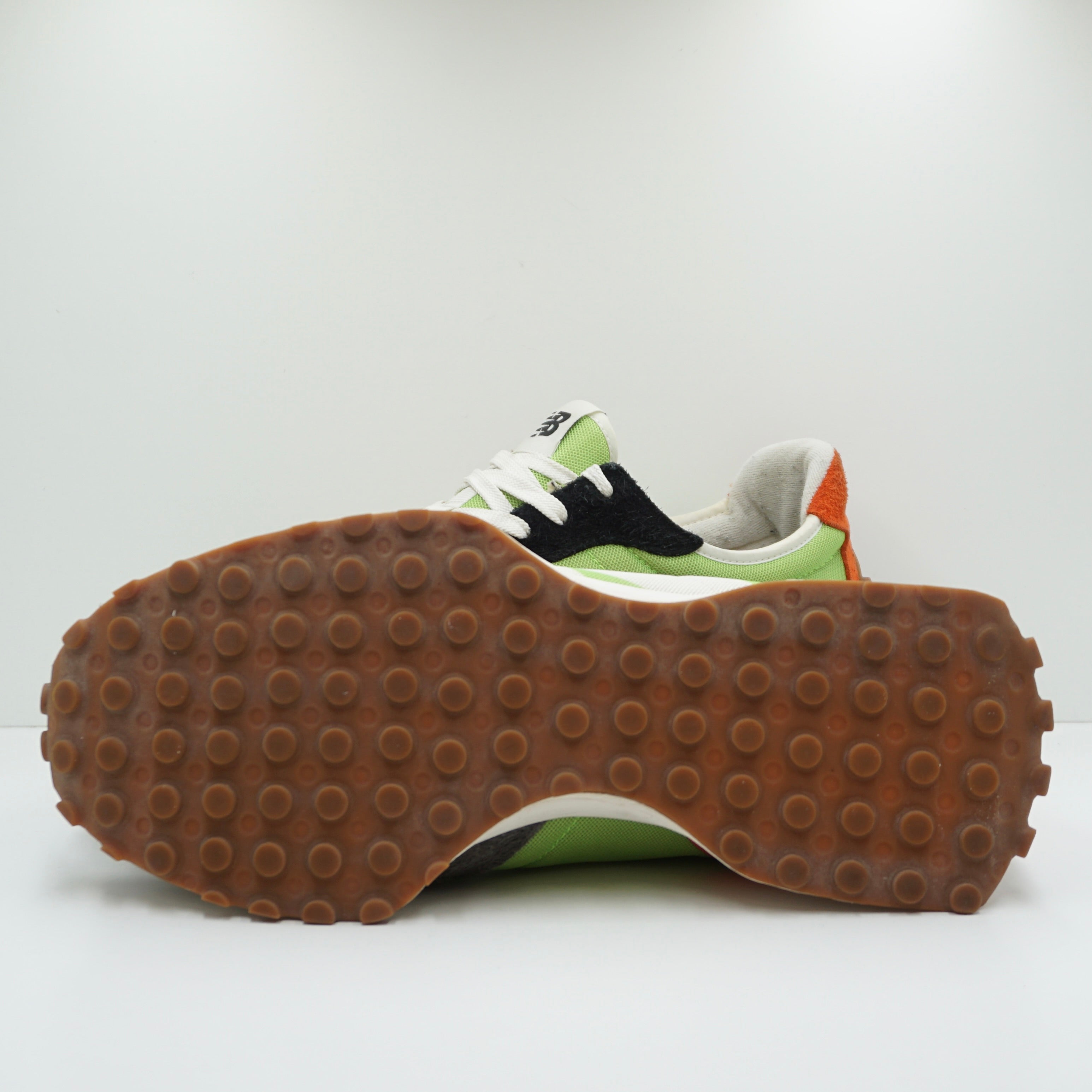 New Balance 327 Lime Green Red Grey