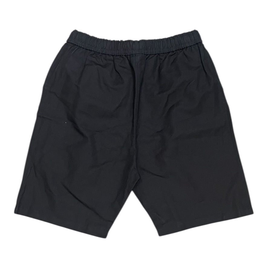 Gizmo Black Linen Surf Shorts