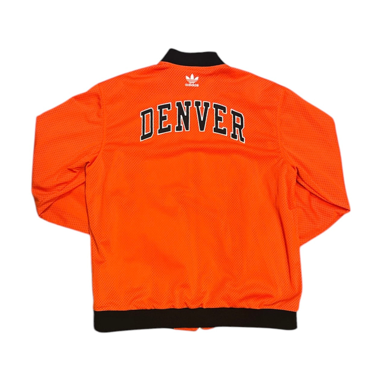Adidas Denver Orange White Mesh Track Jacket
