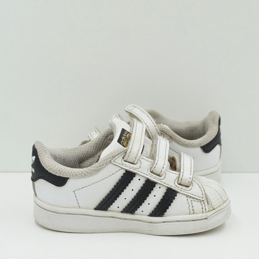 Adidas Superstar Strap Cloud White Core Black Toddler