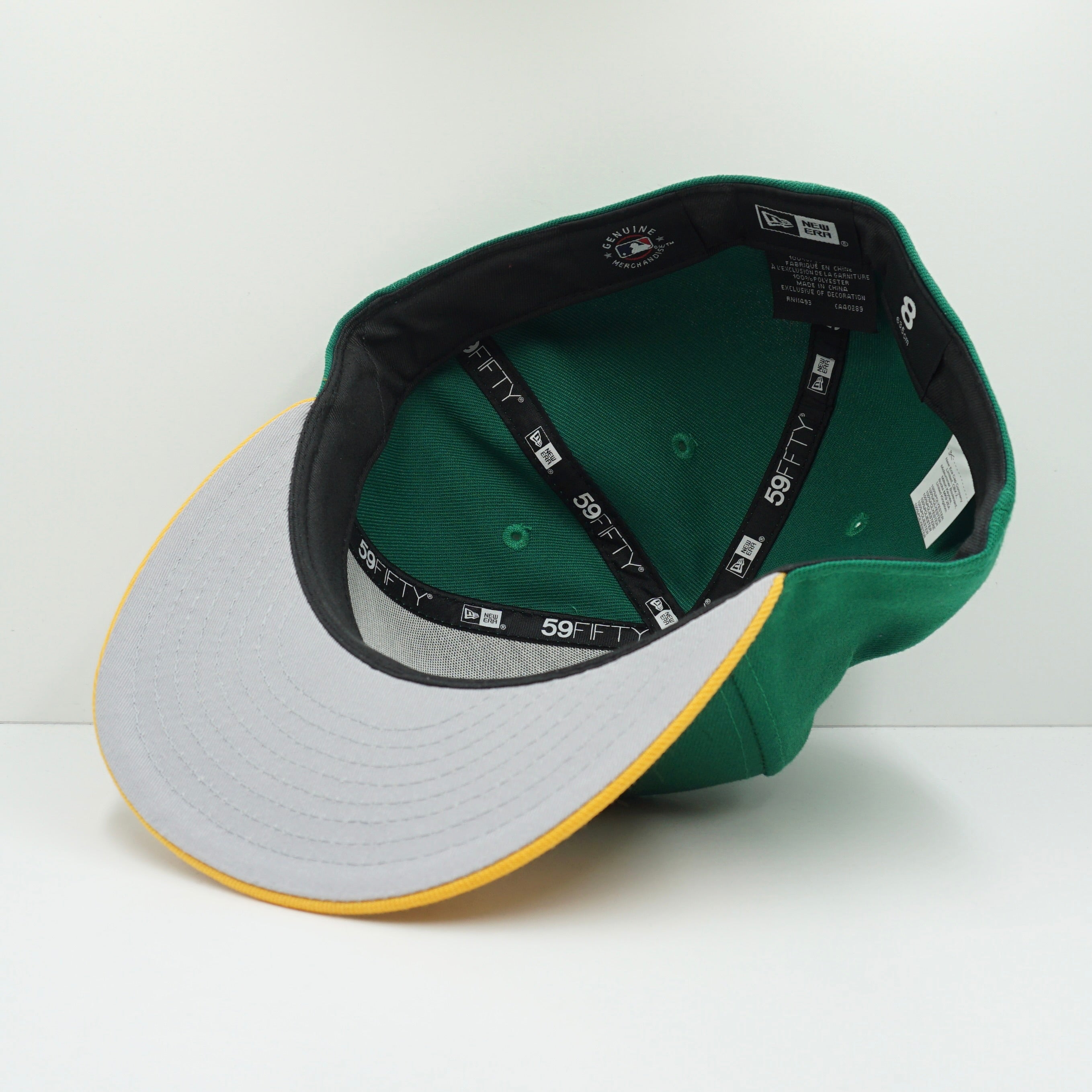 New Era Oakland Athletics Yellow Brim Elephant Fitted Cap