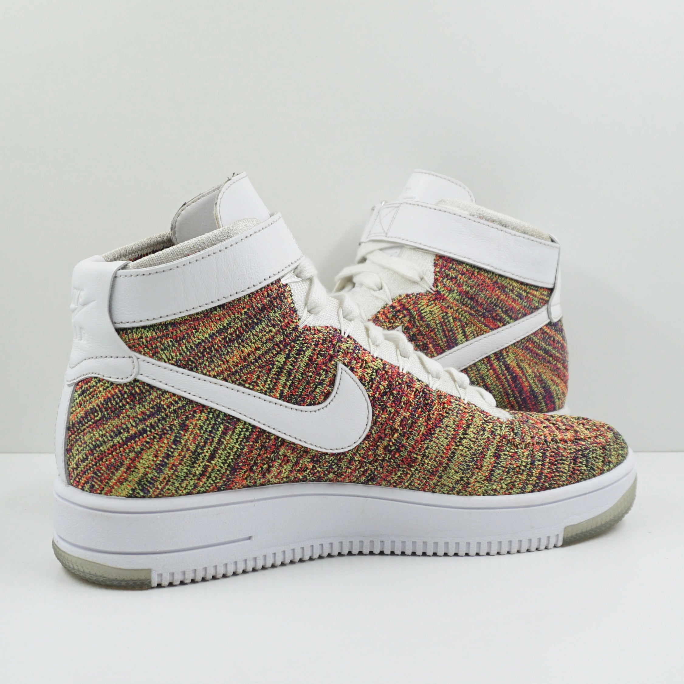Nike Air Force 1 Mid Flyknit Multi-Color White