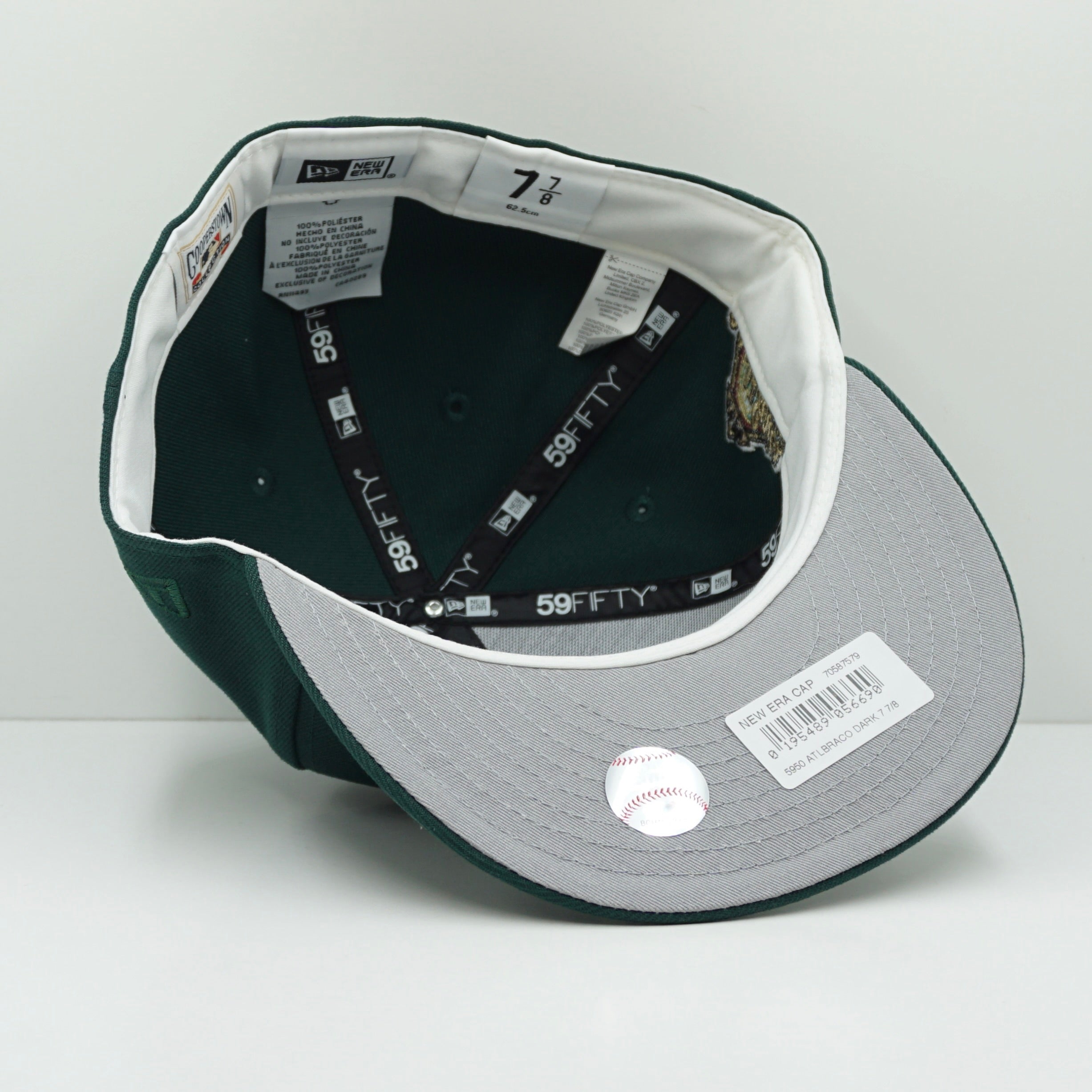 New Era Atlanta Braves Green Fitted Cap