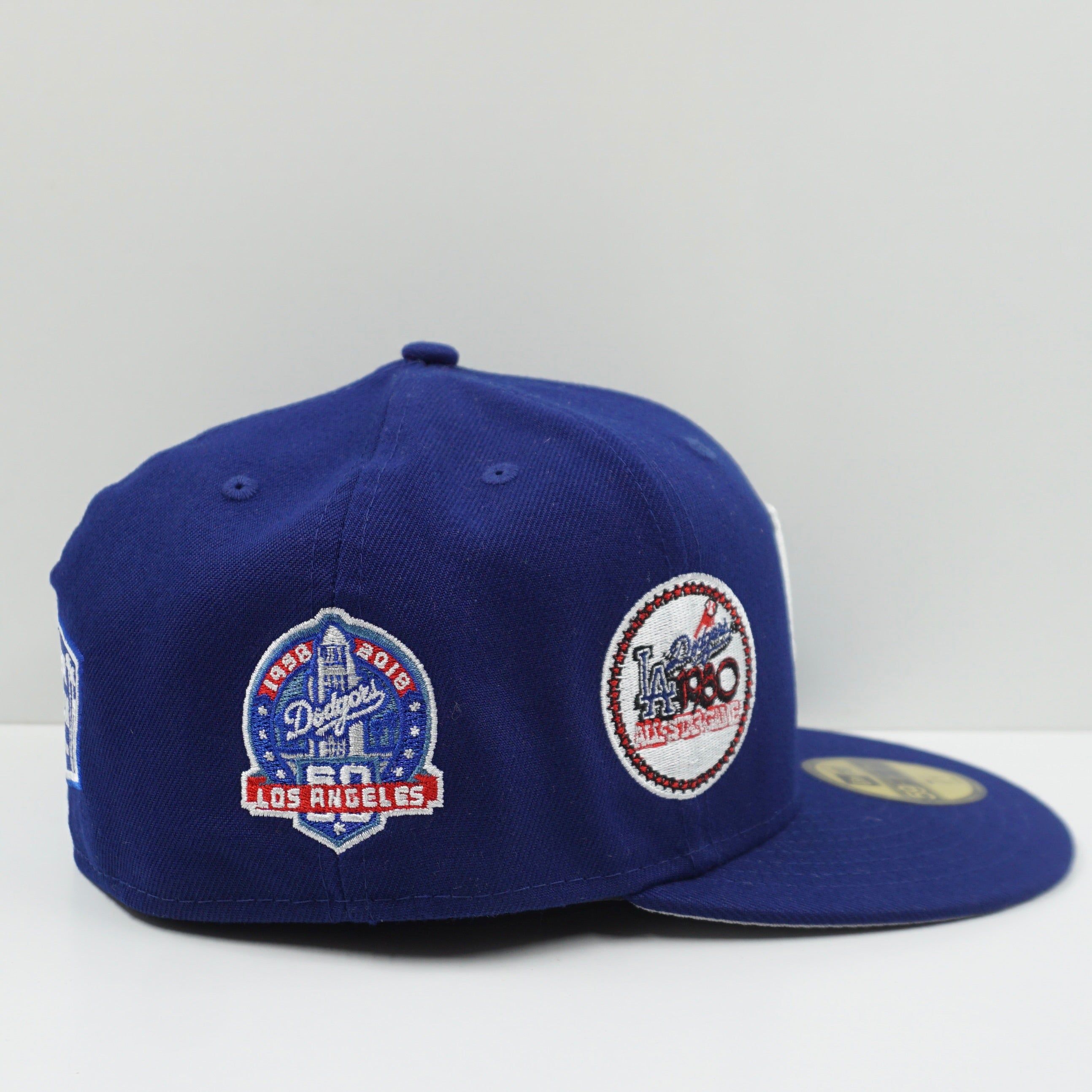 New Era Cooperstown Los Angeles Dodgers Multi Logo Fitted Cap