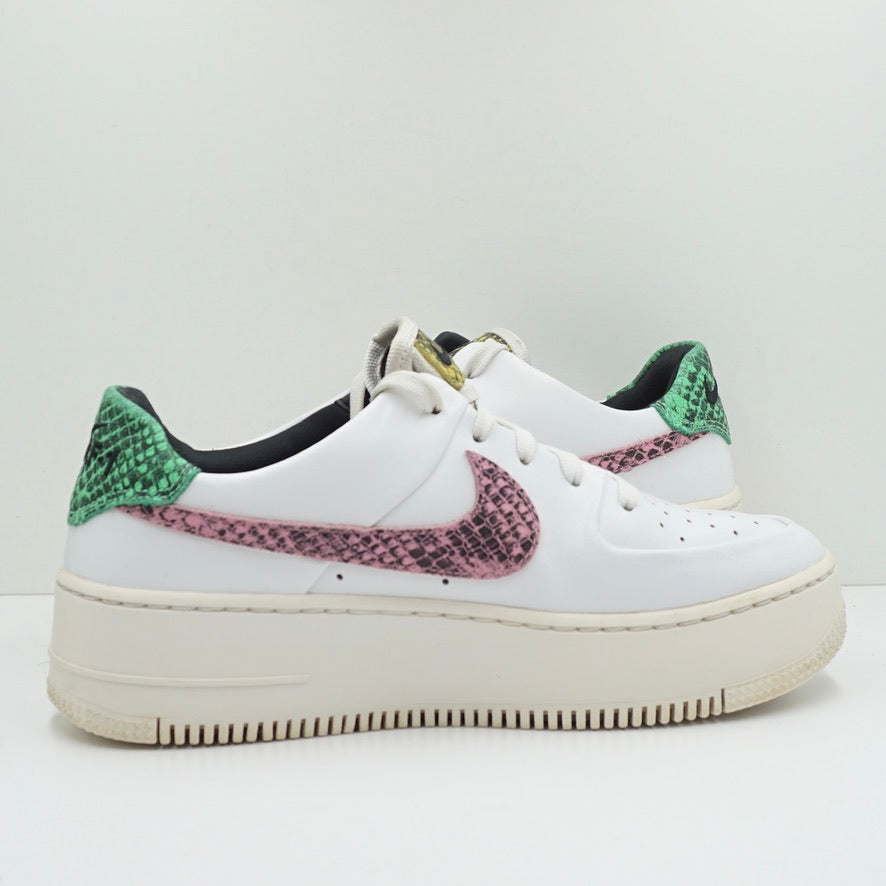 Nike Air Force 1 Sage Low Premium Snake White (W)