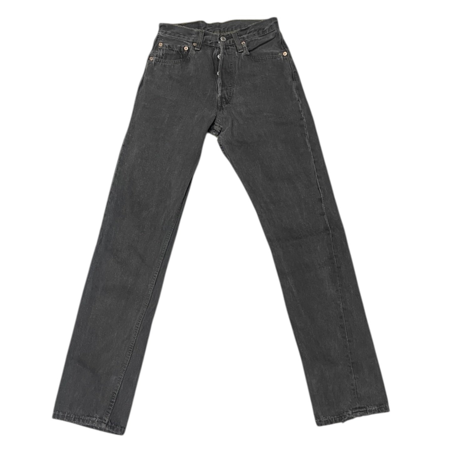 Vintage Levis Dark Grey 501 Jeans (W)