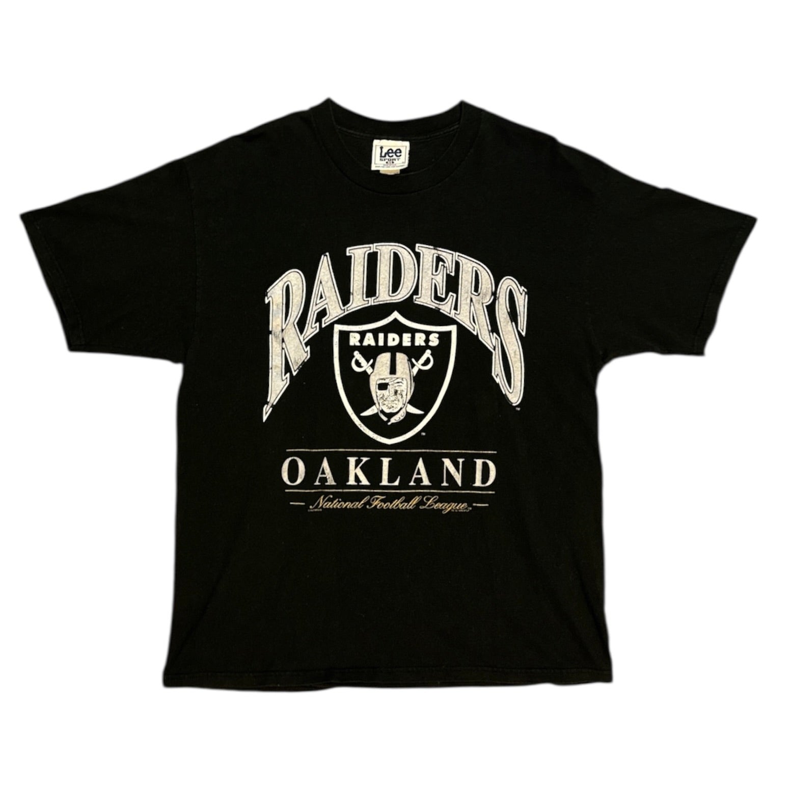 Vintage 1996 Lee Oakland Raiders Black Tshirt