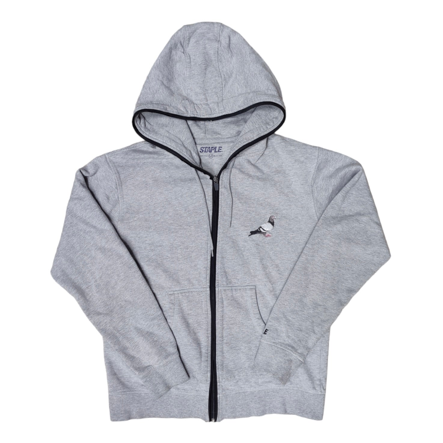 Staple Grey Full Zip Hoodie