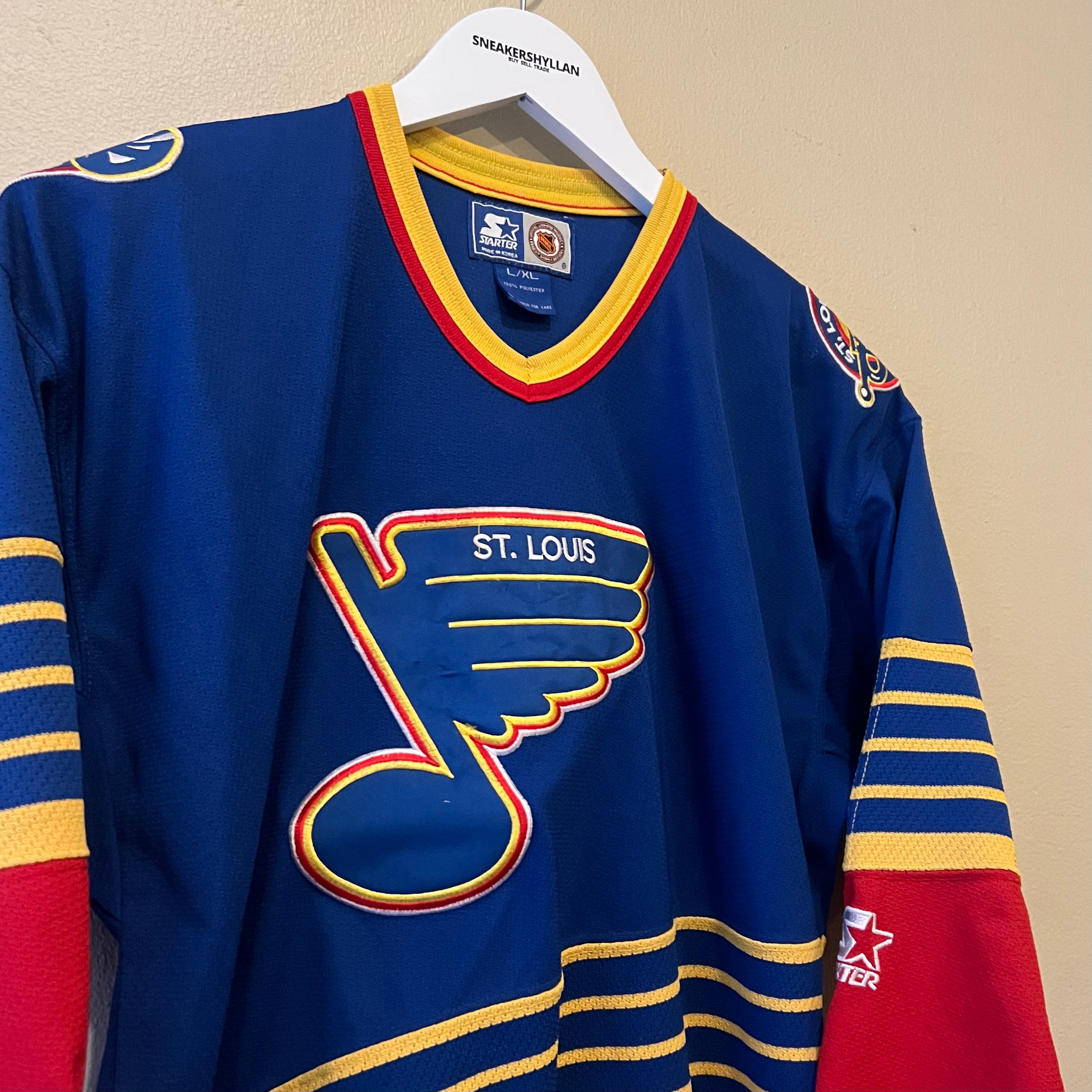 Starter St. Louis Blues Red Blue NHL Jersey (Youth)