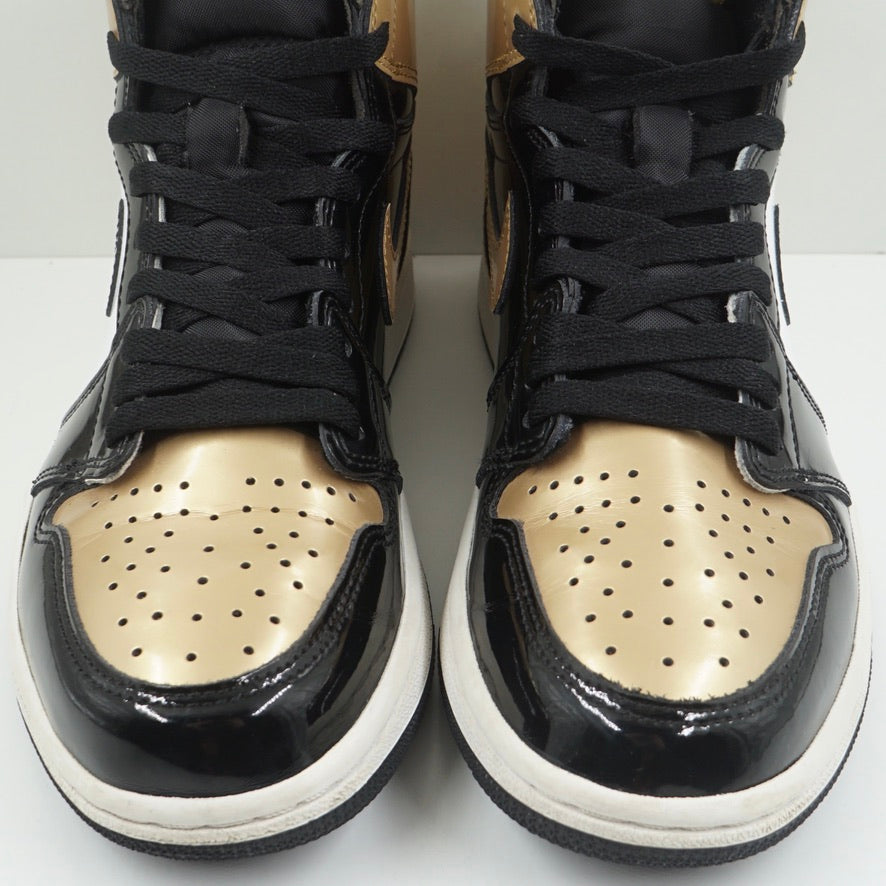 Jordan 1 Retro High NRG Patent Gold Toe