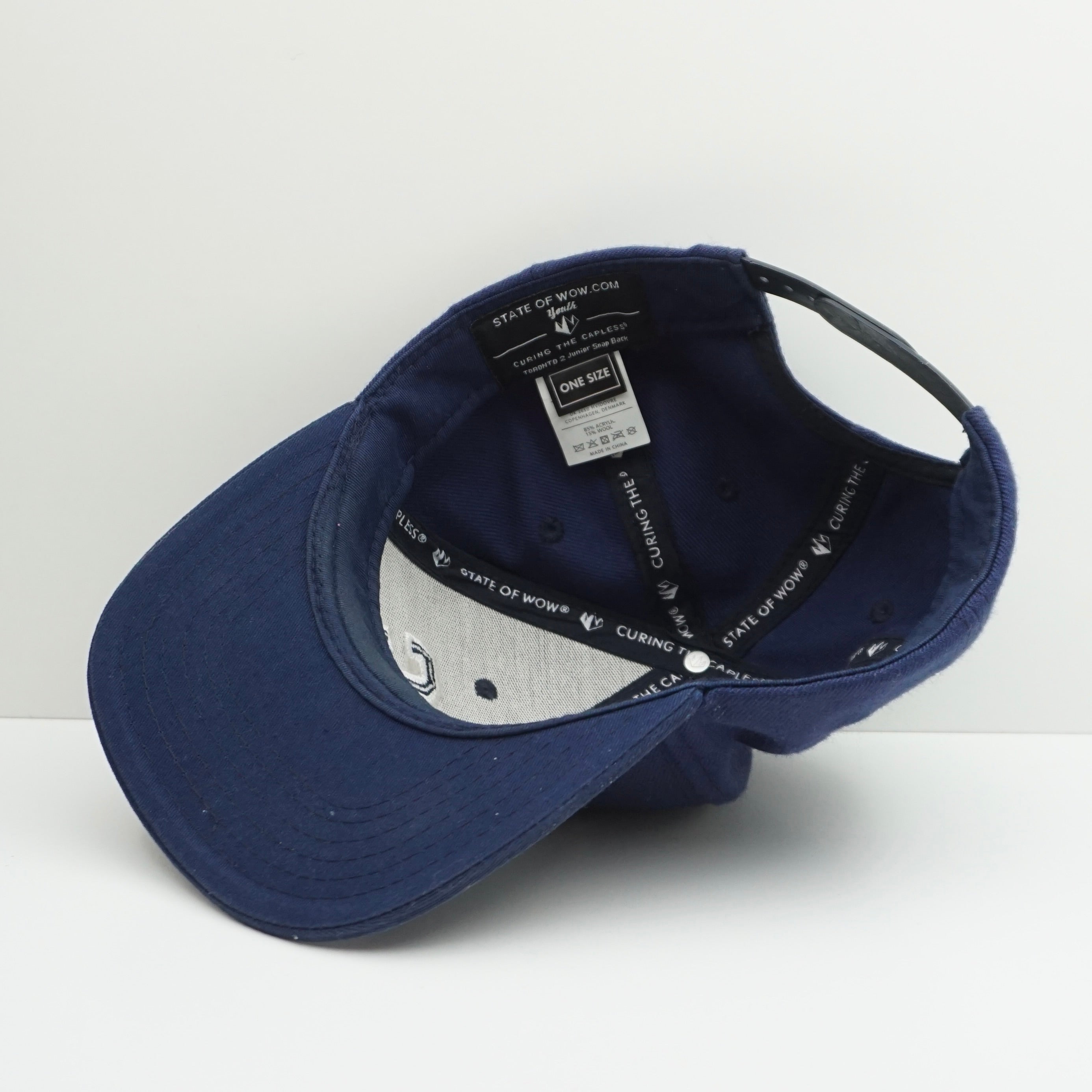 NYC State Of Wow Navy Snapback Cap
