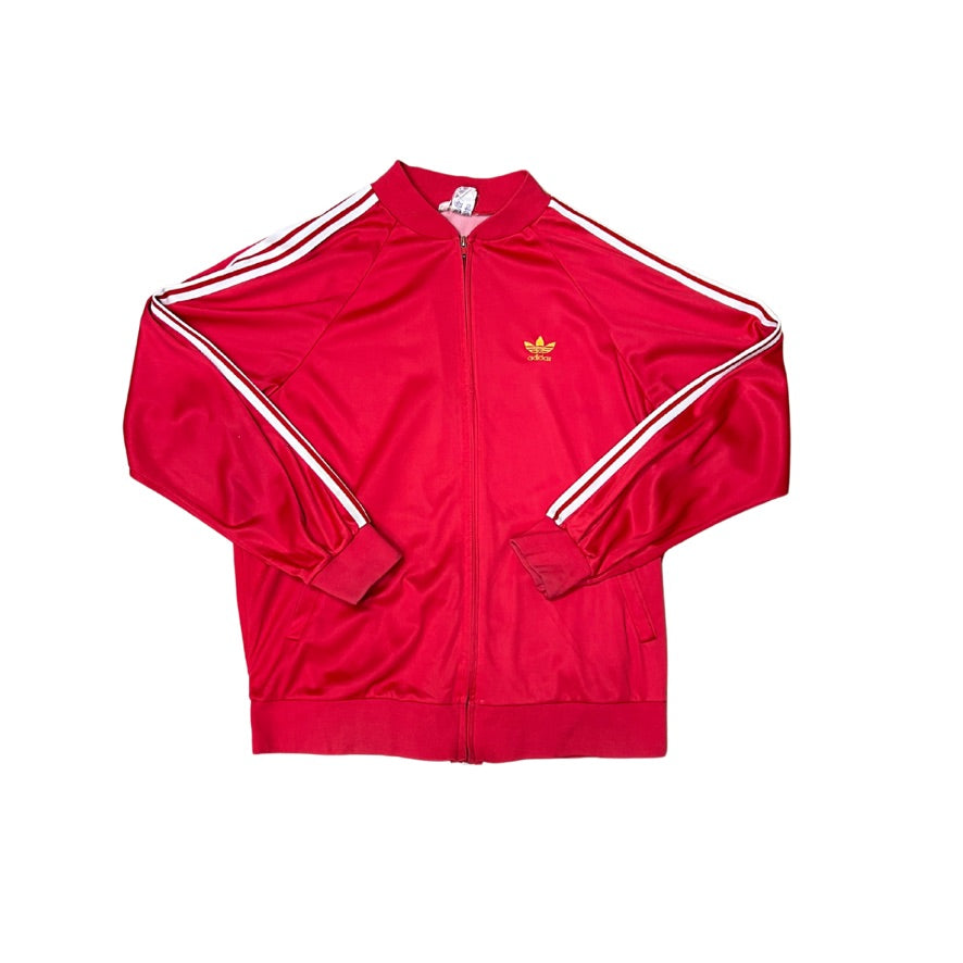 Vintage Adidas Red White Made In France Track Jacket