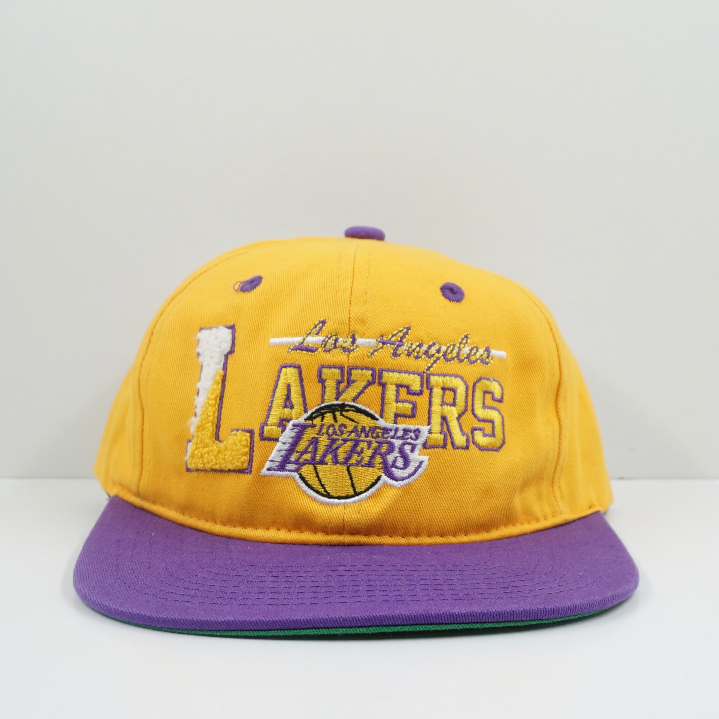 Mitchell & Ness Los Angles Lakers Yellow Purple Snapback Cap