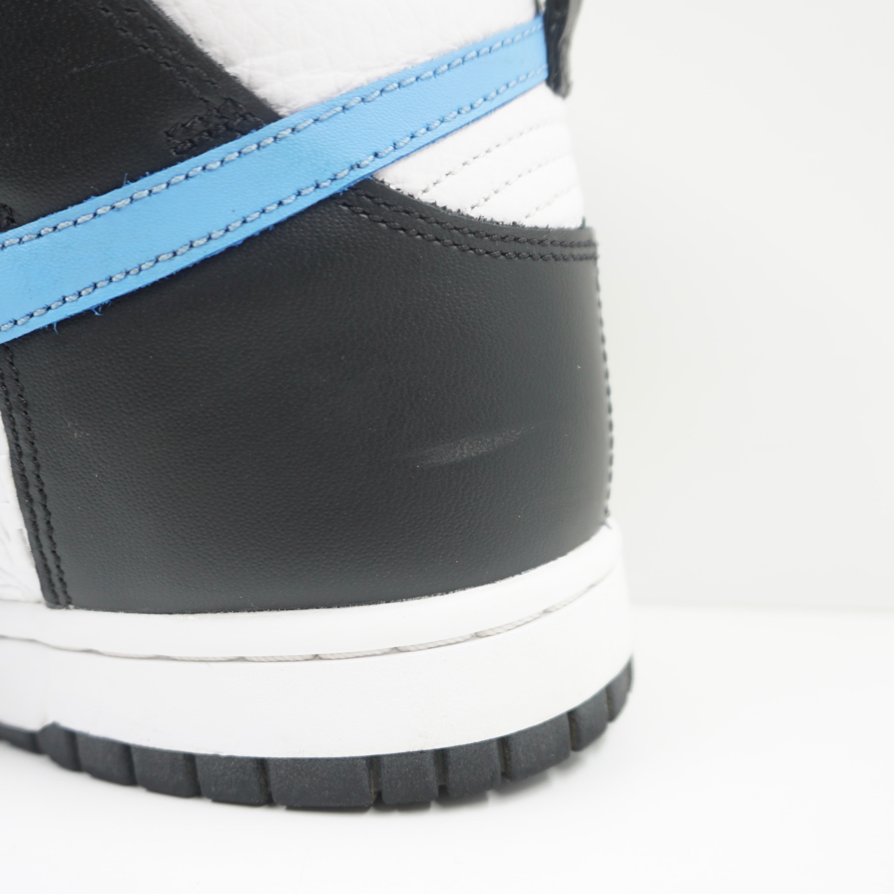 Nike Dunk High Retro FLC Black University Blue White