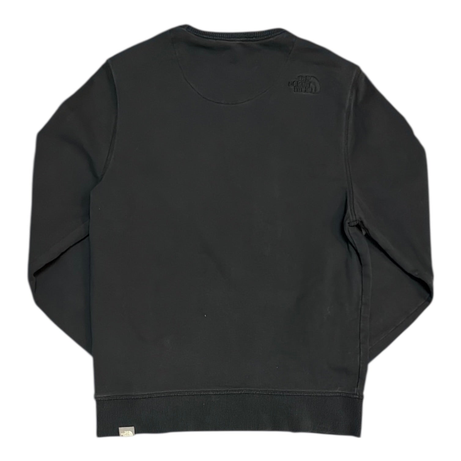 The North Face Drew Peak Embroidered Logo Triple Black Sweatshirt
